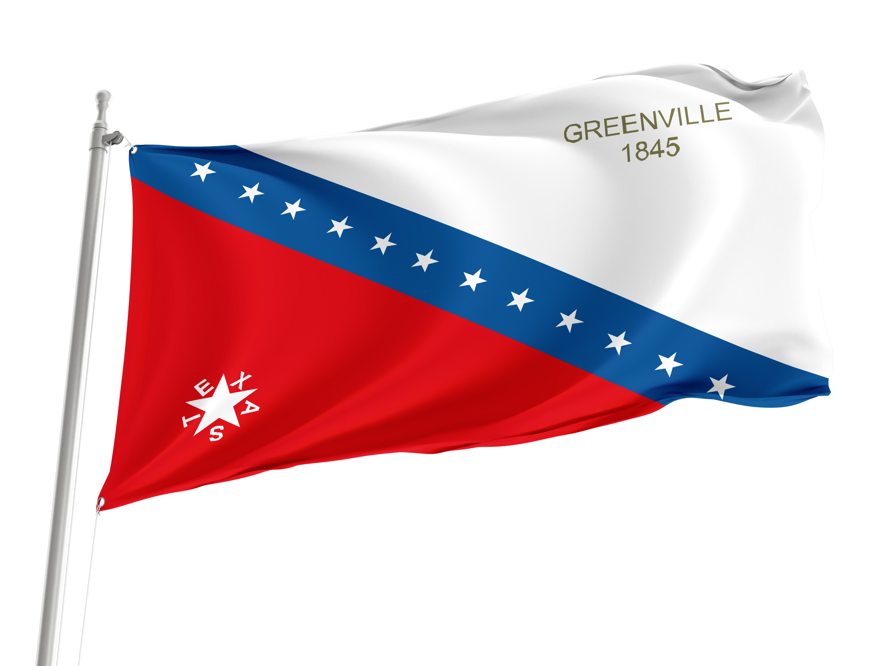 Greenville Flag for Indoor & Outdoor Use
