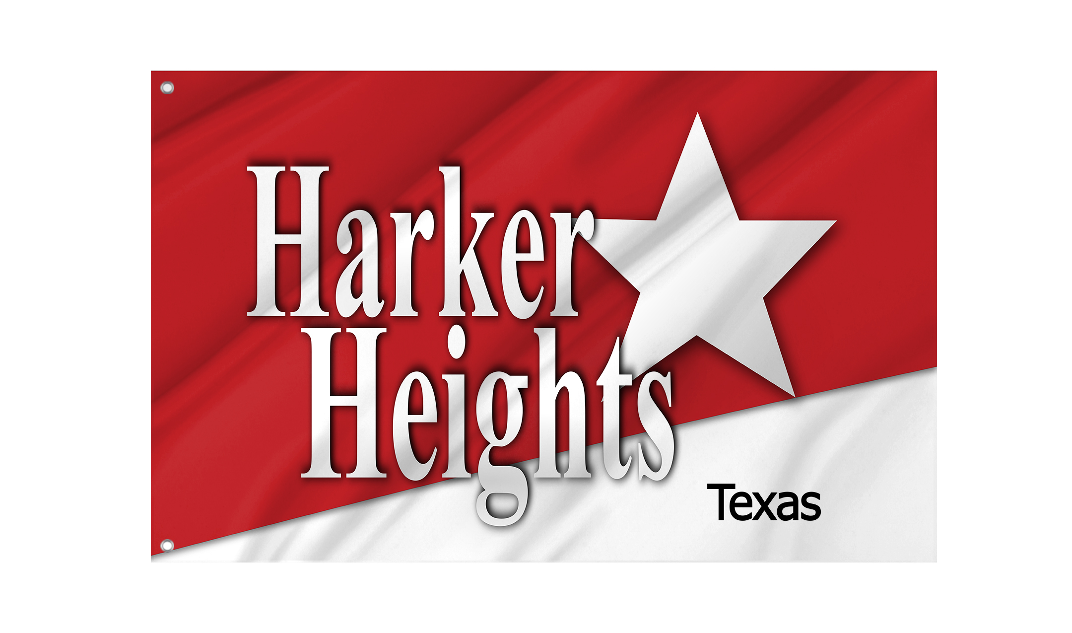 Harker Heights Flag for Indoor & Outdoor Use