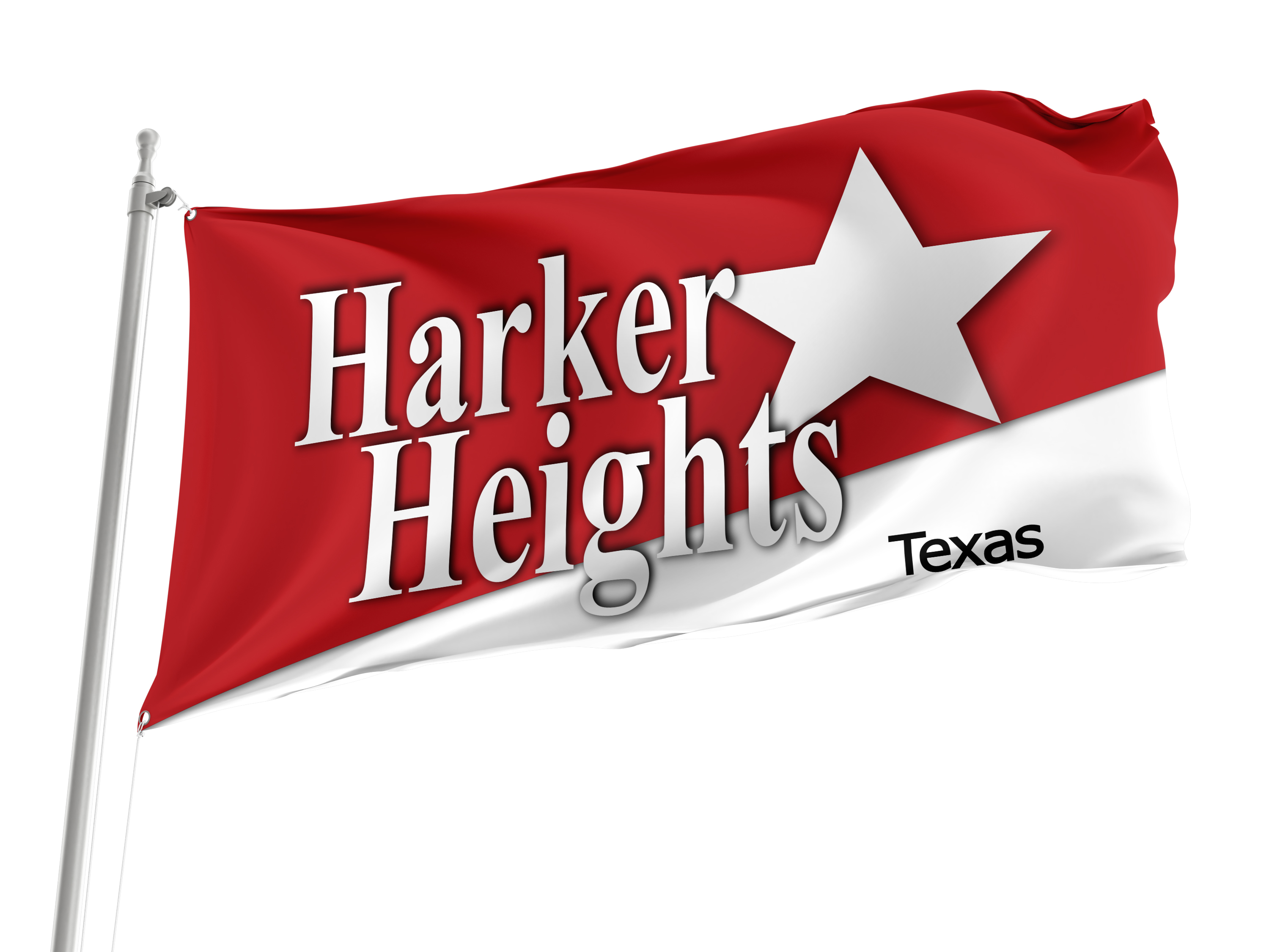 Harker Heights Flag for Indoor & Outdoor Use