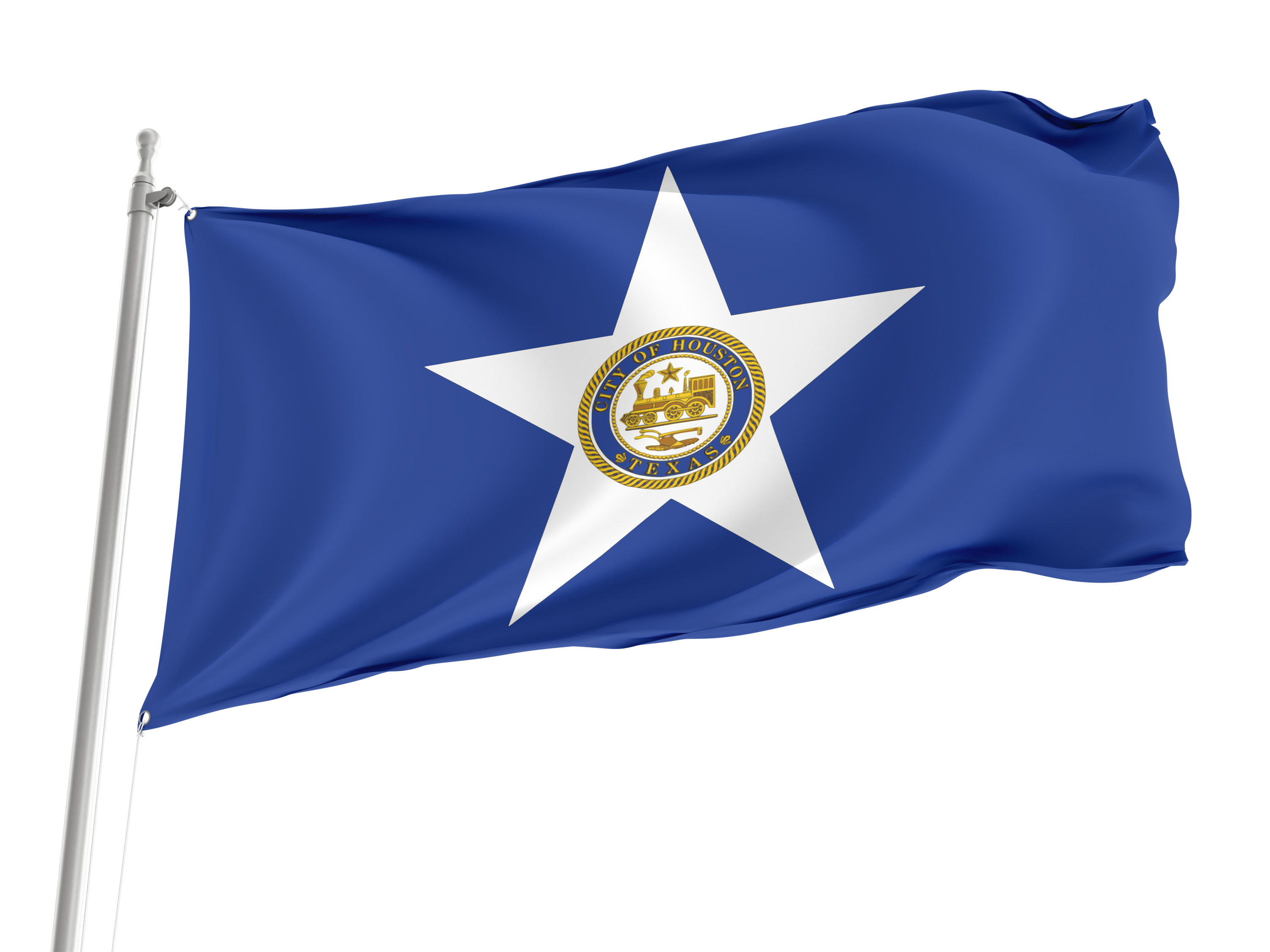 Houston, Texas Flag for Indoor & Outdoor Use