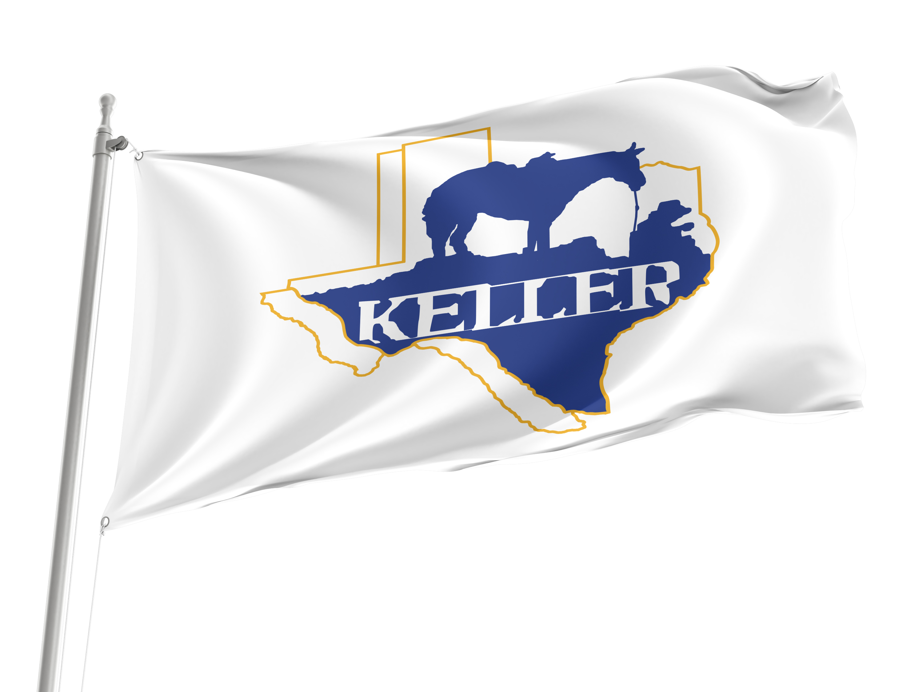 Keller Flag for Indoor & Outdoor Use