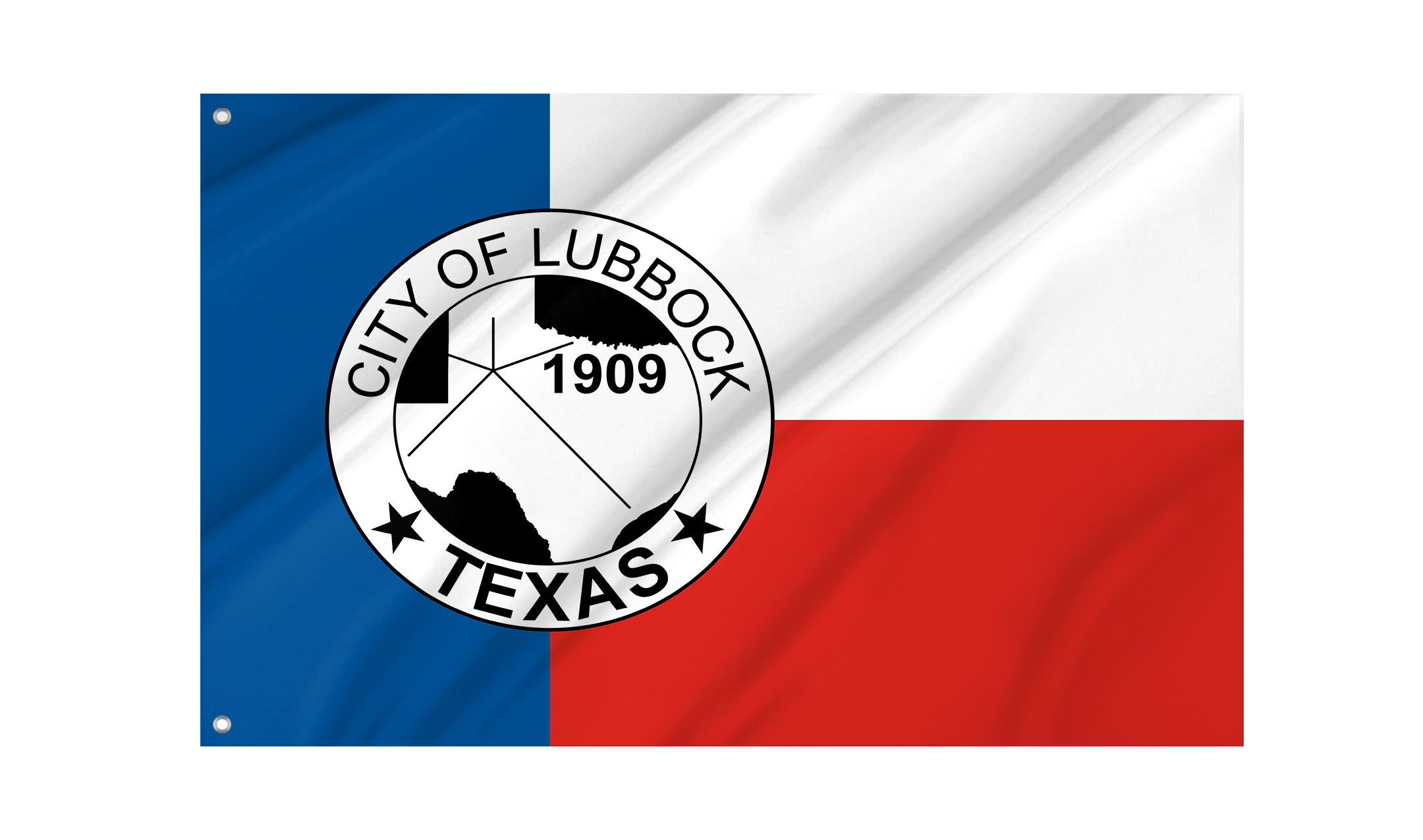 Lubbock City Flag for Indoor & Outdoor Use