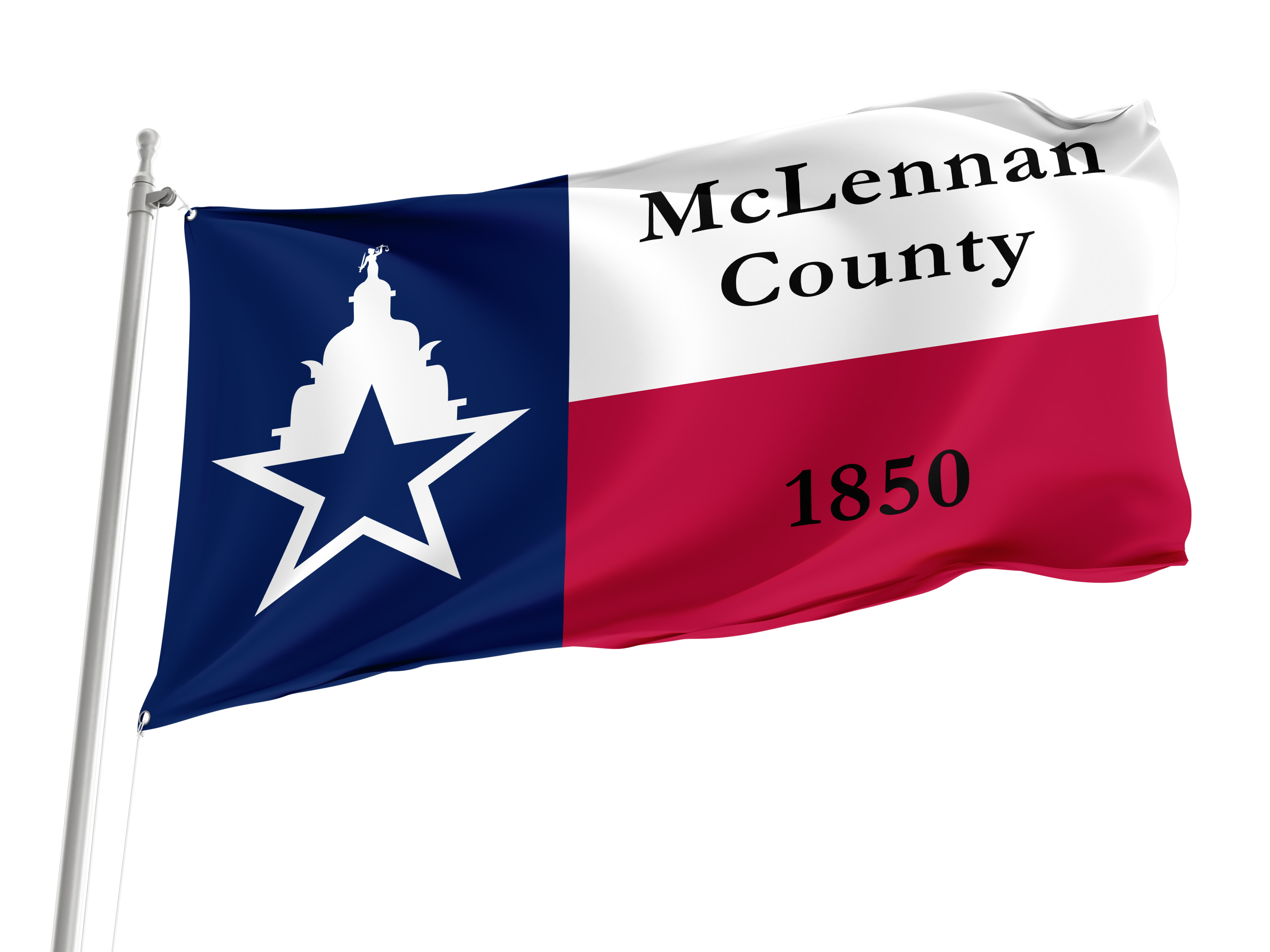 McLennan County Flag for Indoor & Outdoor Use