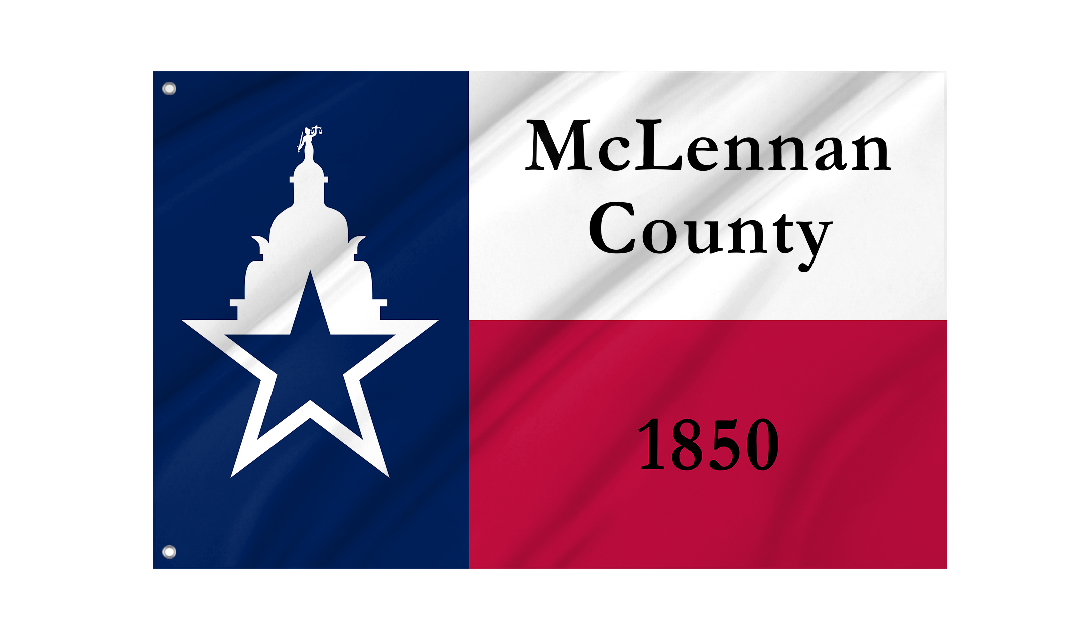 McLennan County Flag for Indoor & Outdoor Use