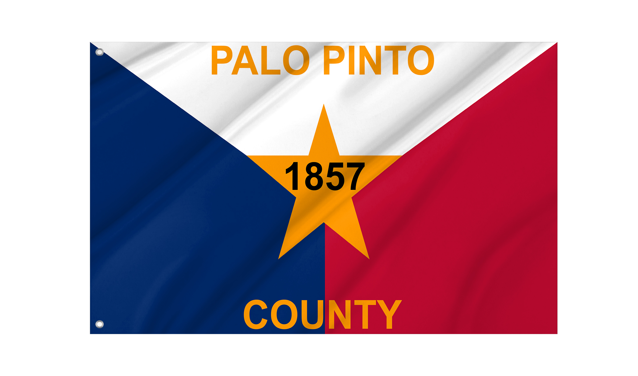 Palo Pinto County Flag for Indoor & Outdoor Use