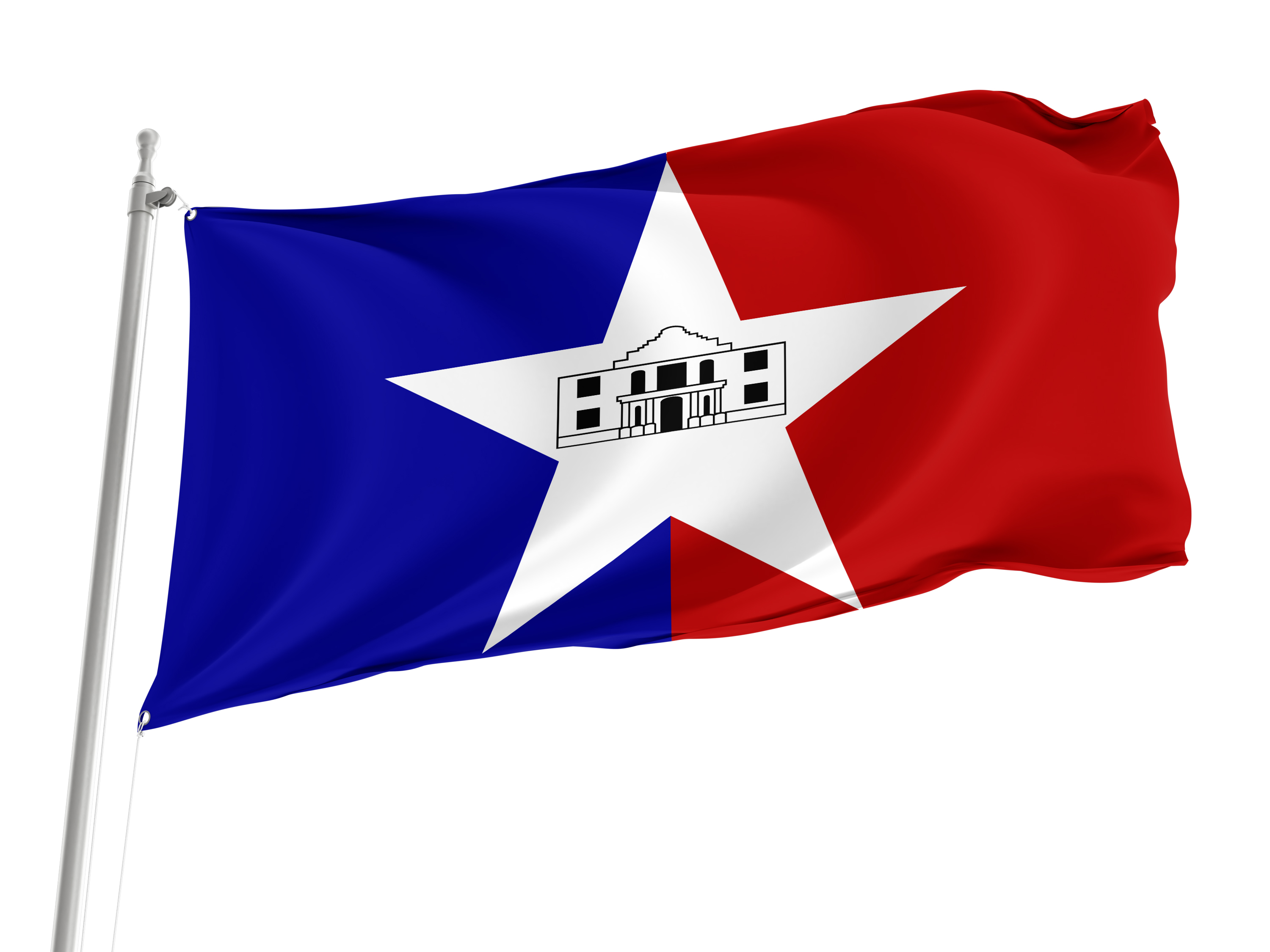 San Antonio Flag for Indoor & Outdoor Use