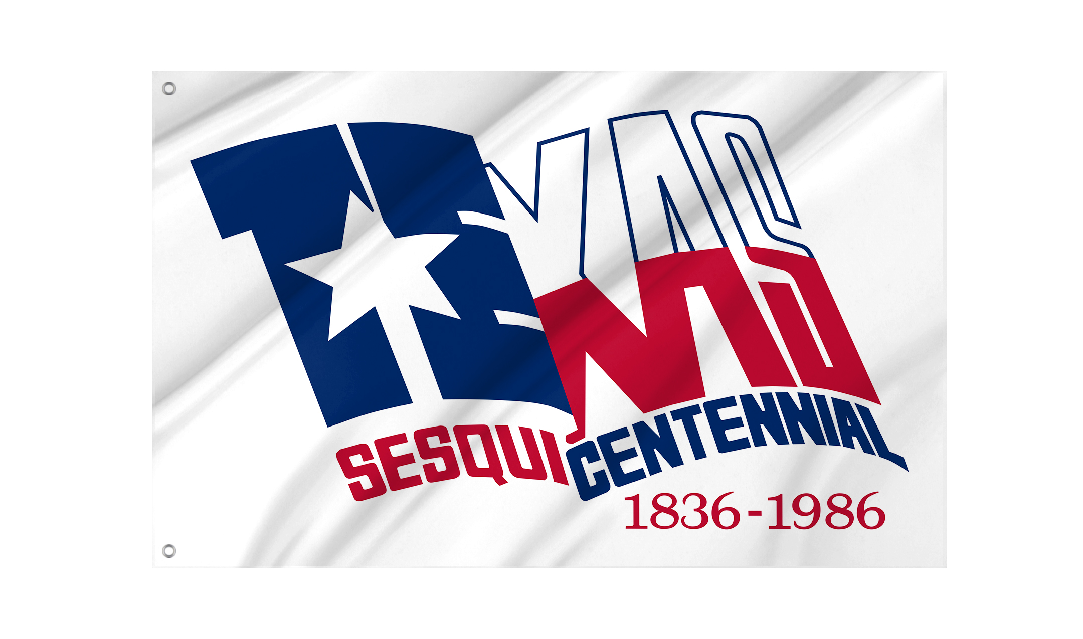 Texas Sesquicentennial Flag for Indoor & Outdoor Use