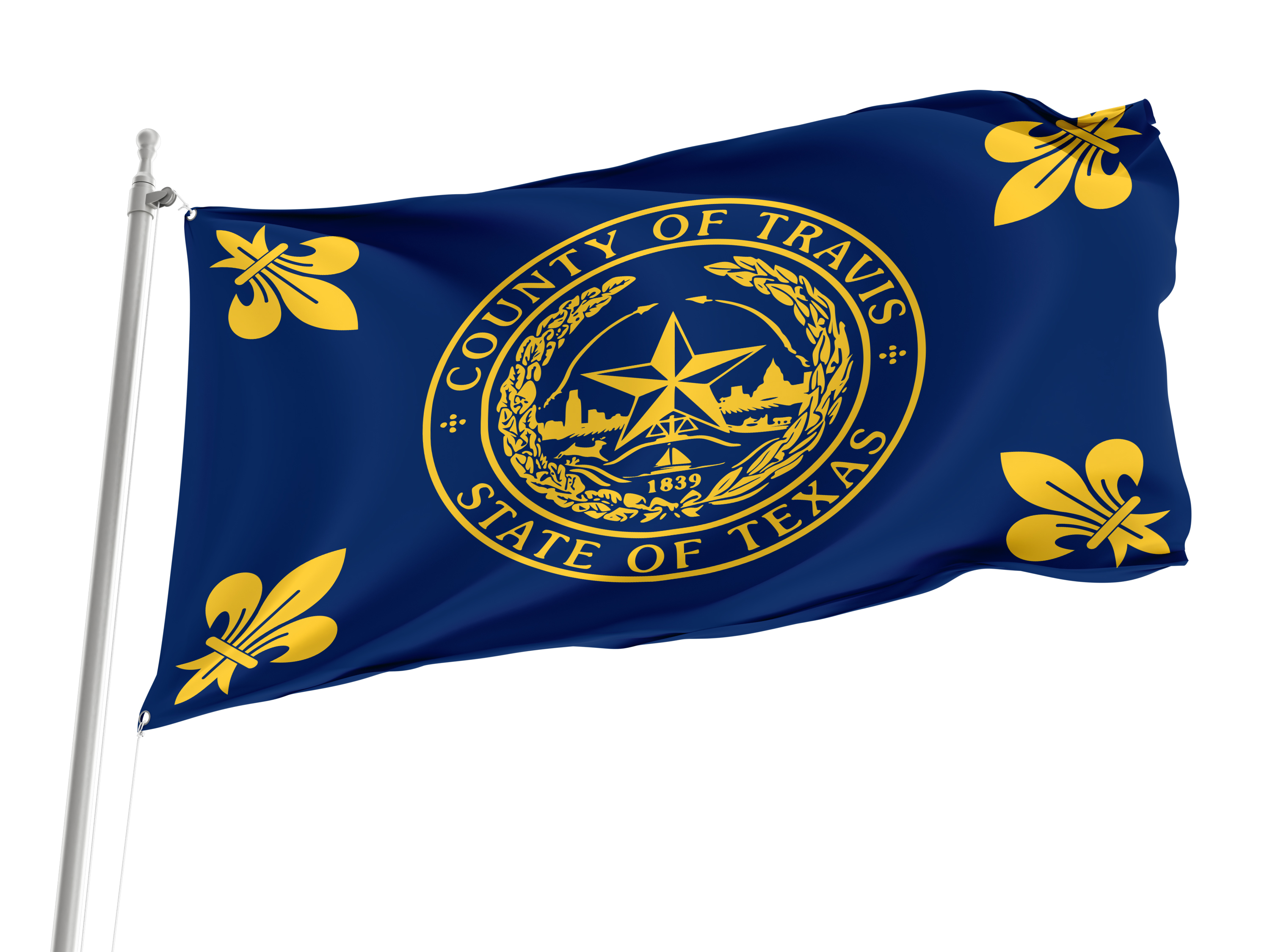 Travis County Flag for Indoor & Outdoor Use