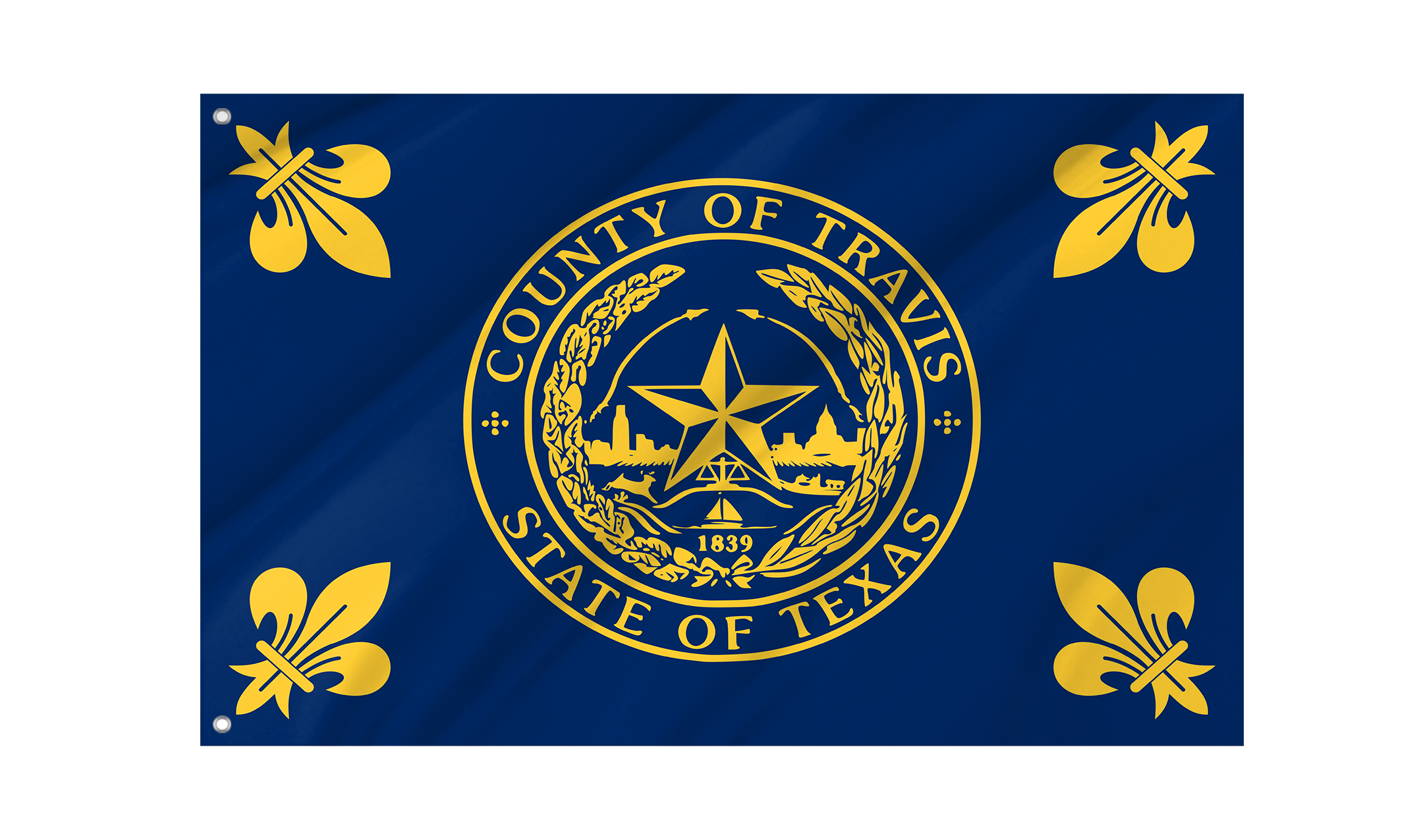 Travis County Flag for Indoor & Outdoor Use
