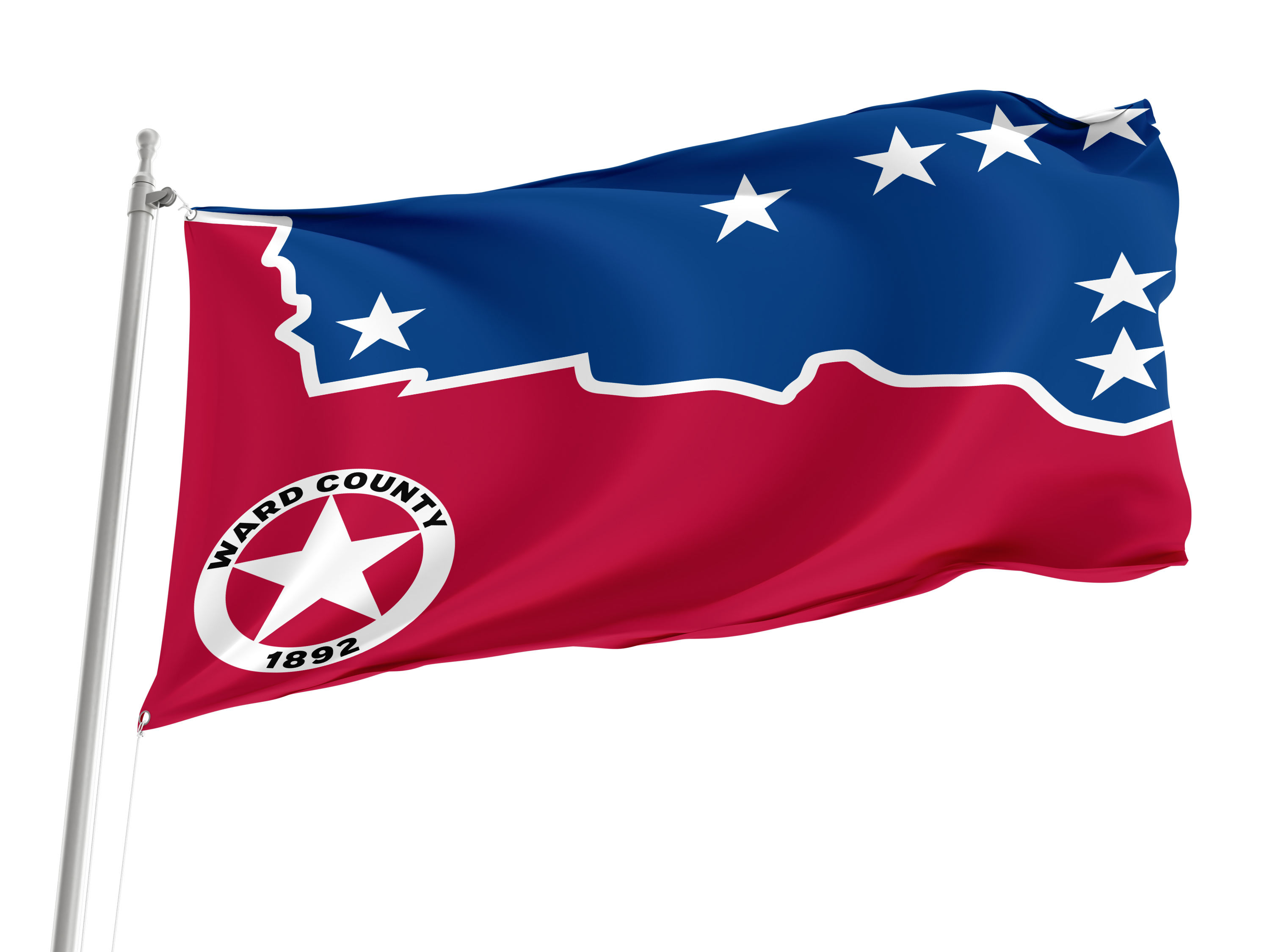 Ward County Flag for Indoor & Outdoor Use