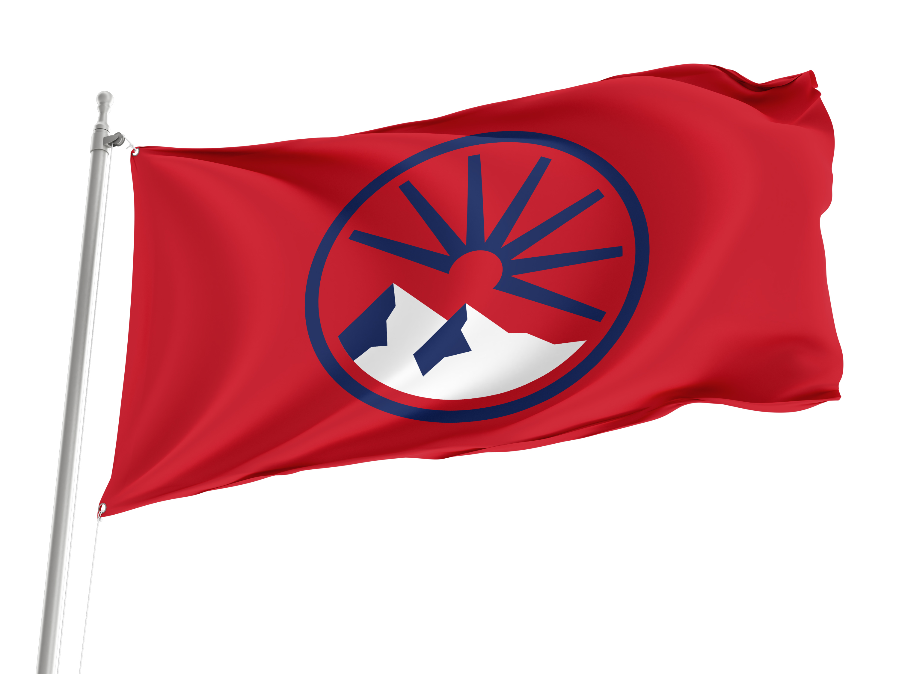 American Fork Flag for Indoor & Outdoor Use