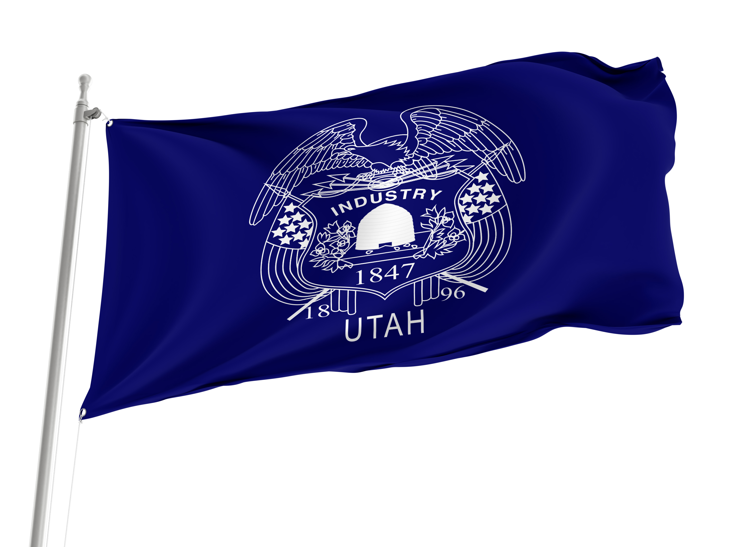 Utah 1903-1913 Flag for Indoor & Outdoor Use