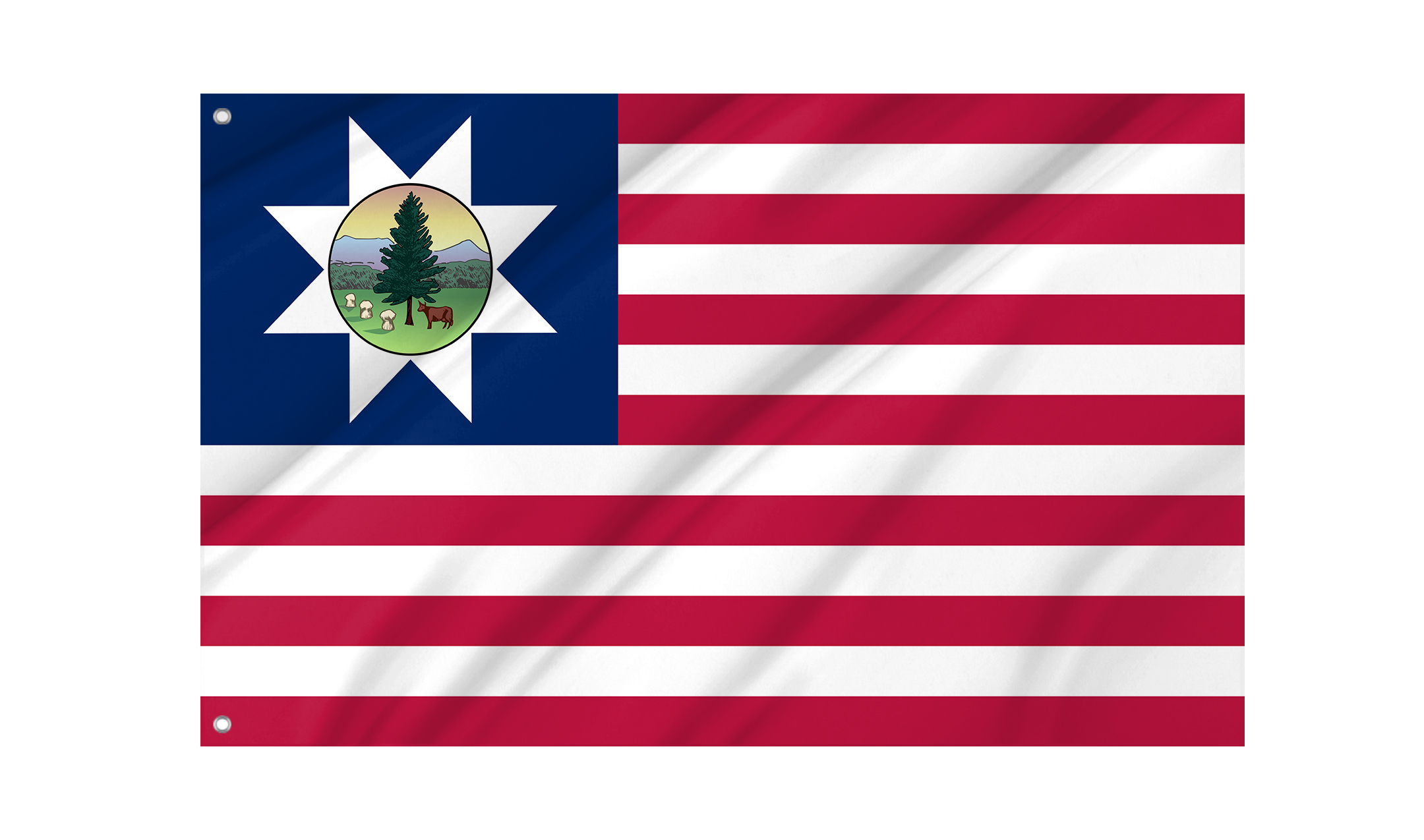 Vermont 1837-1923 Flag for Indoor & Outdoor Use