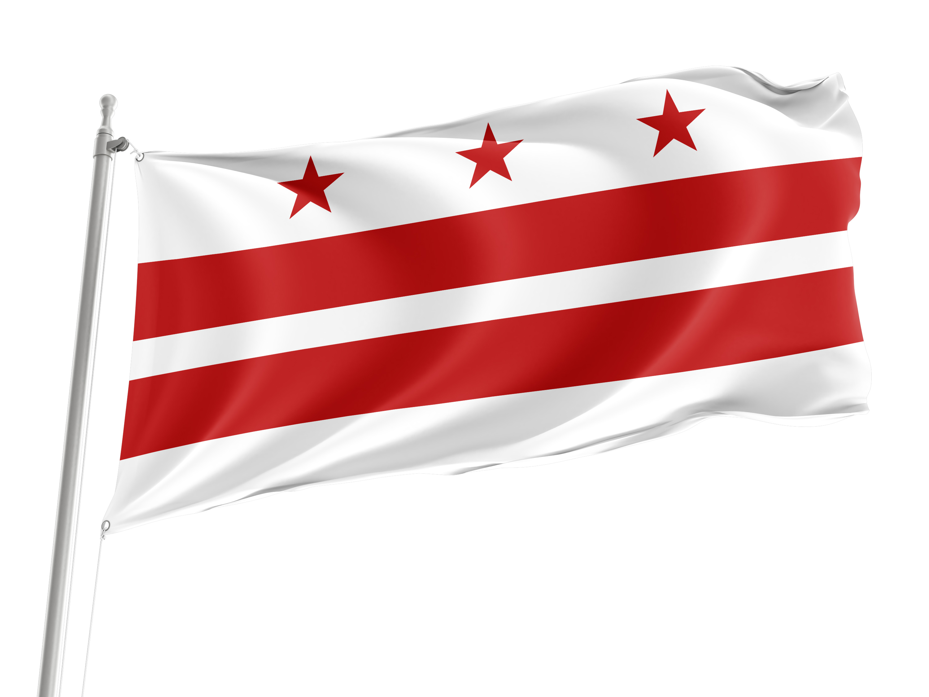 Washington DC State Flag for Indoor & Outdoor Use