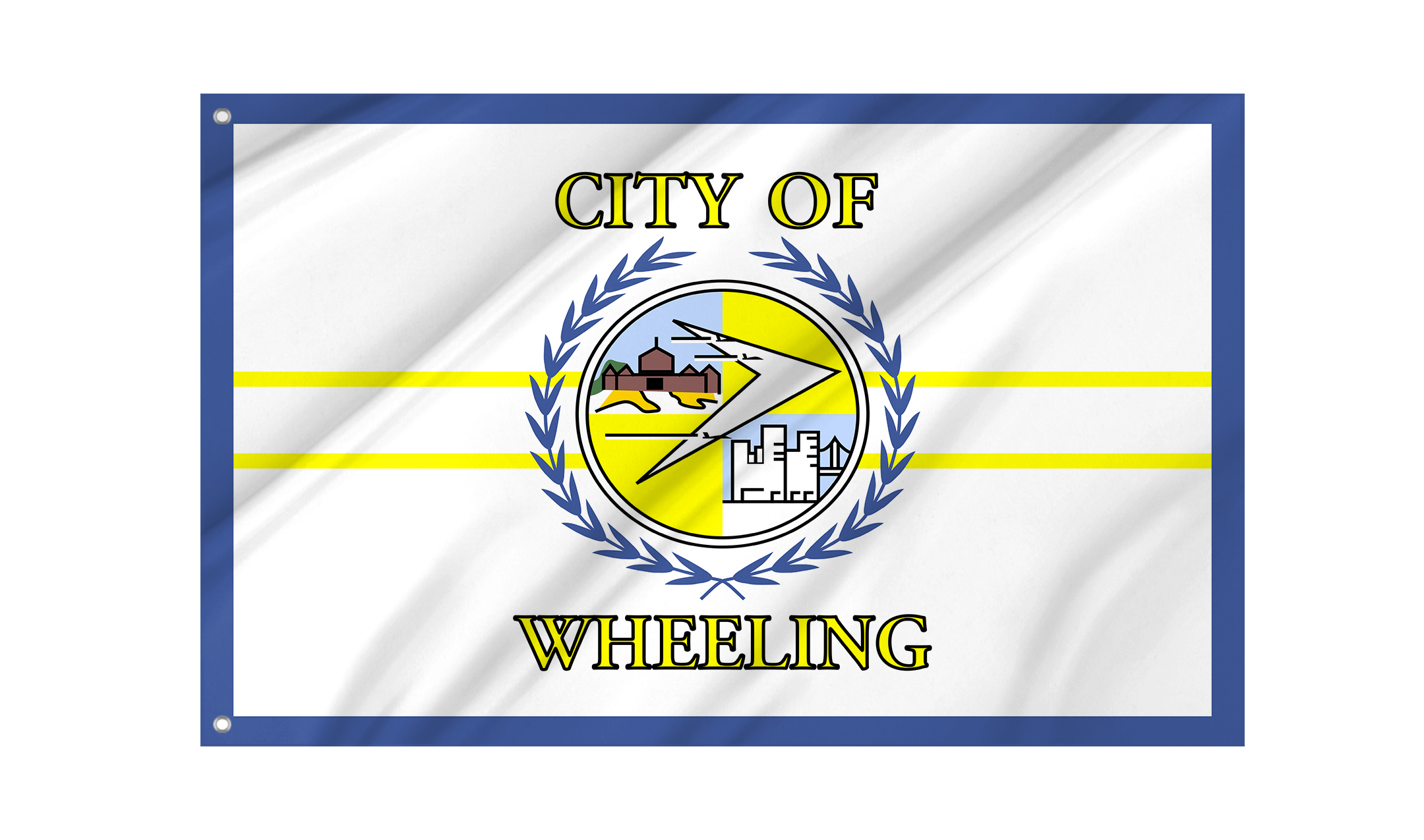 Wheeling City Flag for Indoor & Outdoor Use