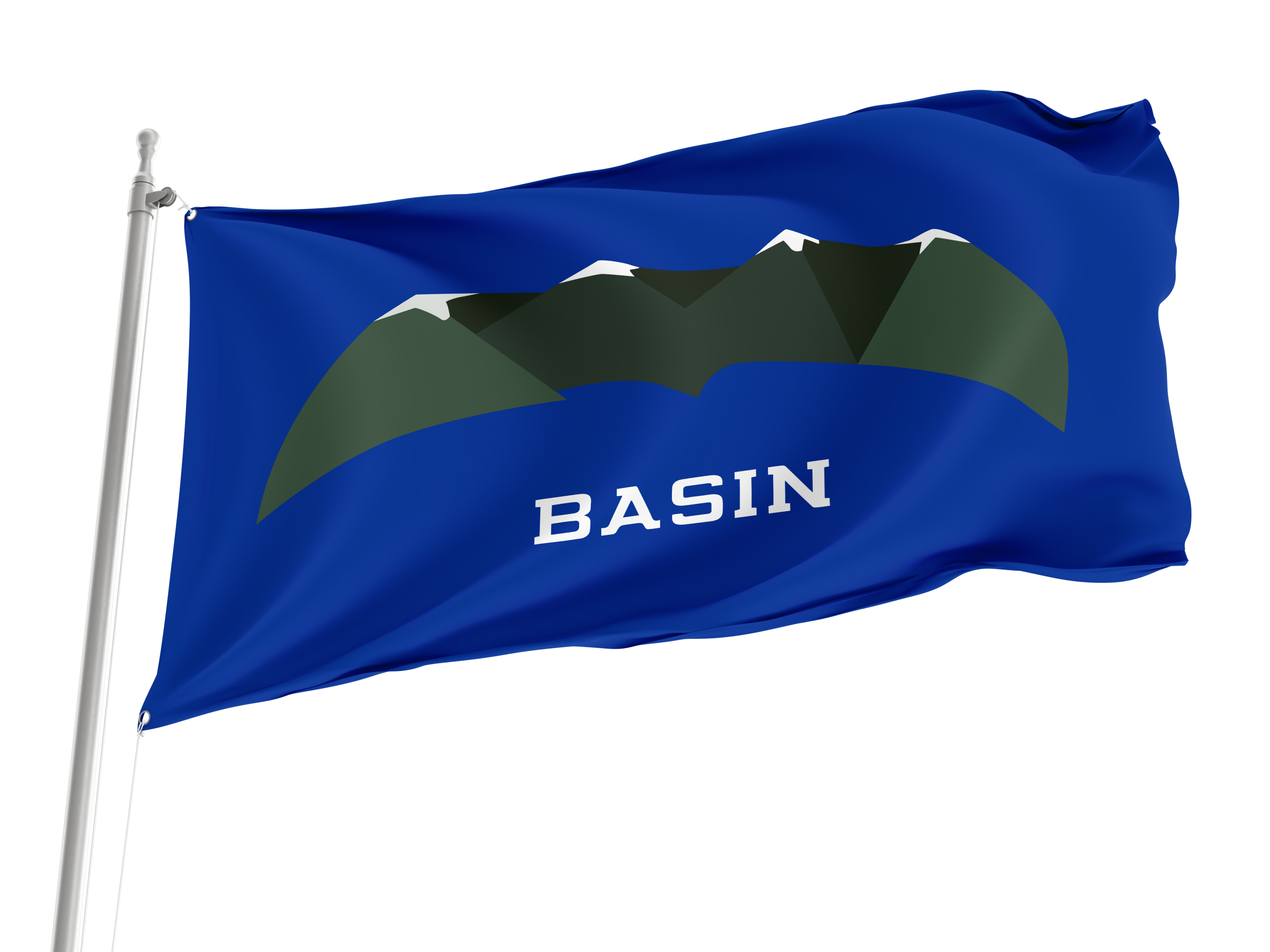 Basin Flag for Indoor & Outdoor Use
