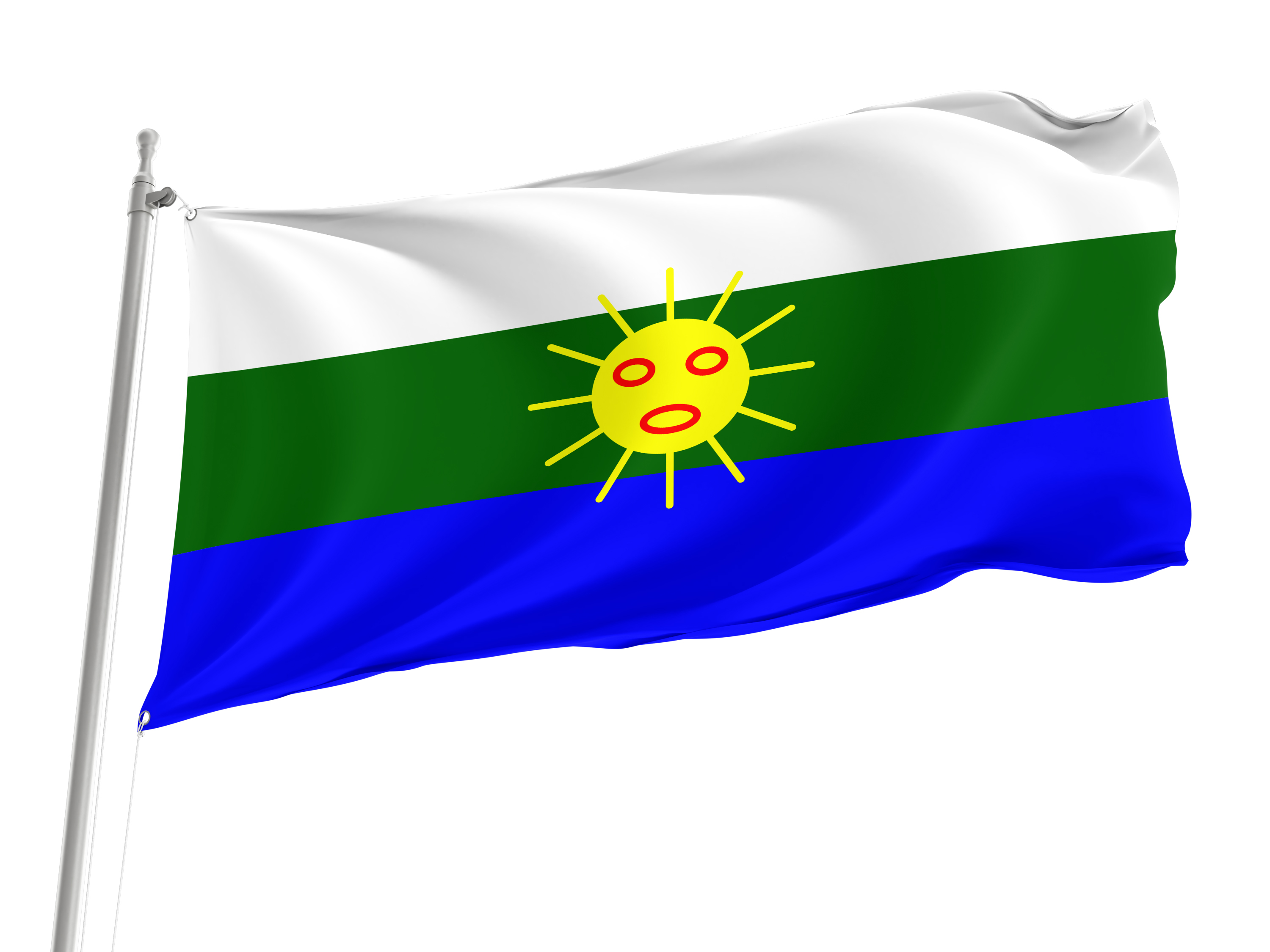 Las Piedras Flag for Indoor & Outdoor Use