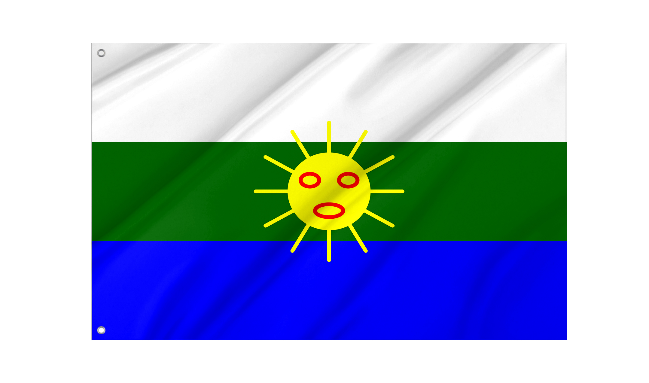 Las Piedras Flag for Indoor & Outdoor Use