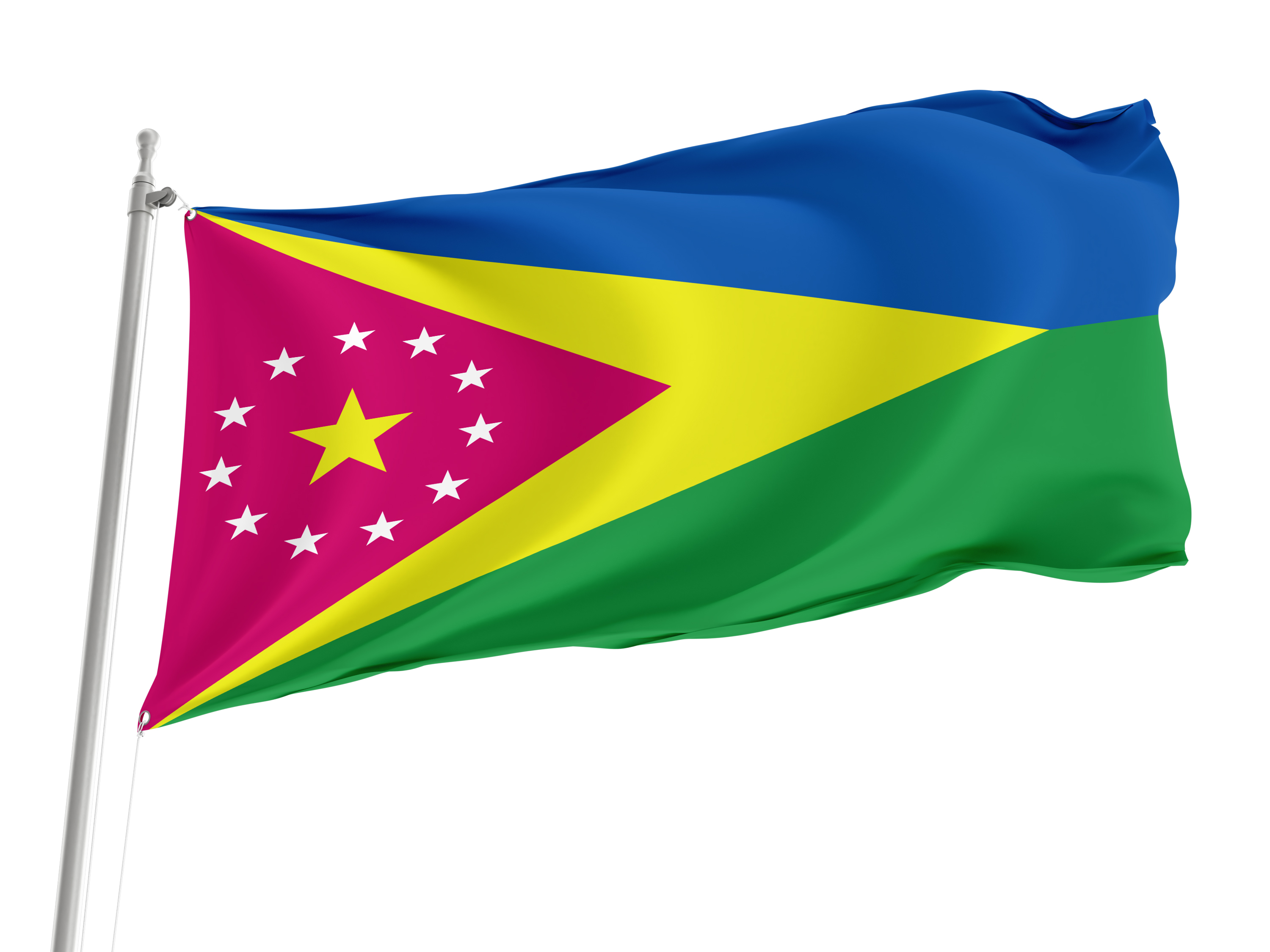 Moca Flag for Indoor & Outdoor Use