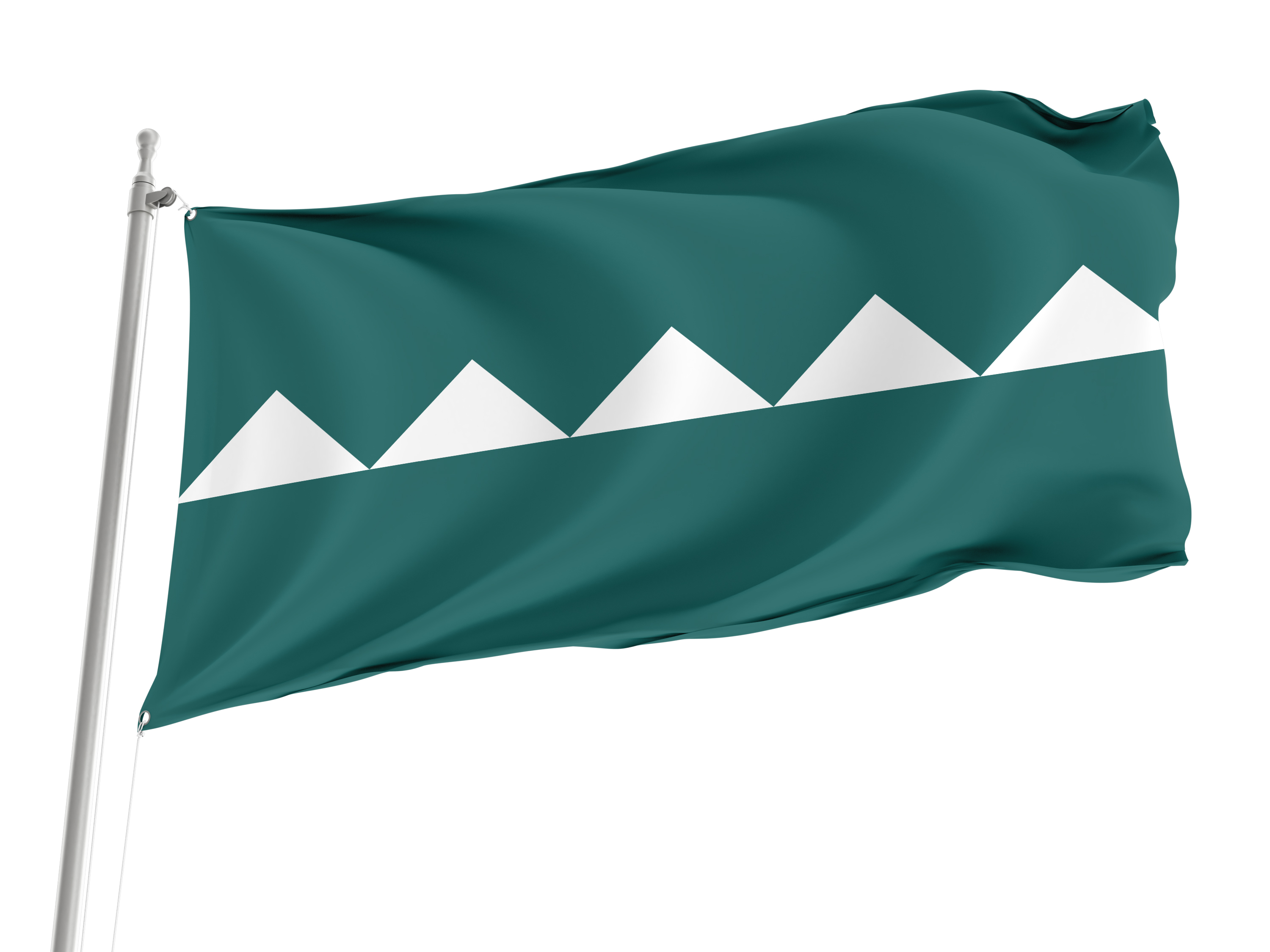Salinas DarkGreen Flag for Indoor & Outdoor Use