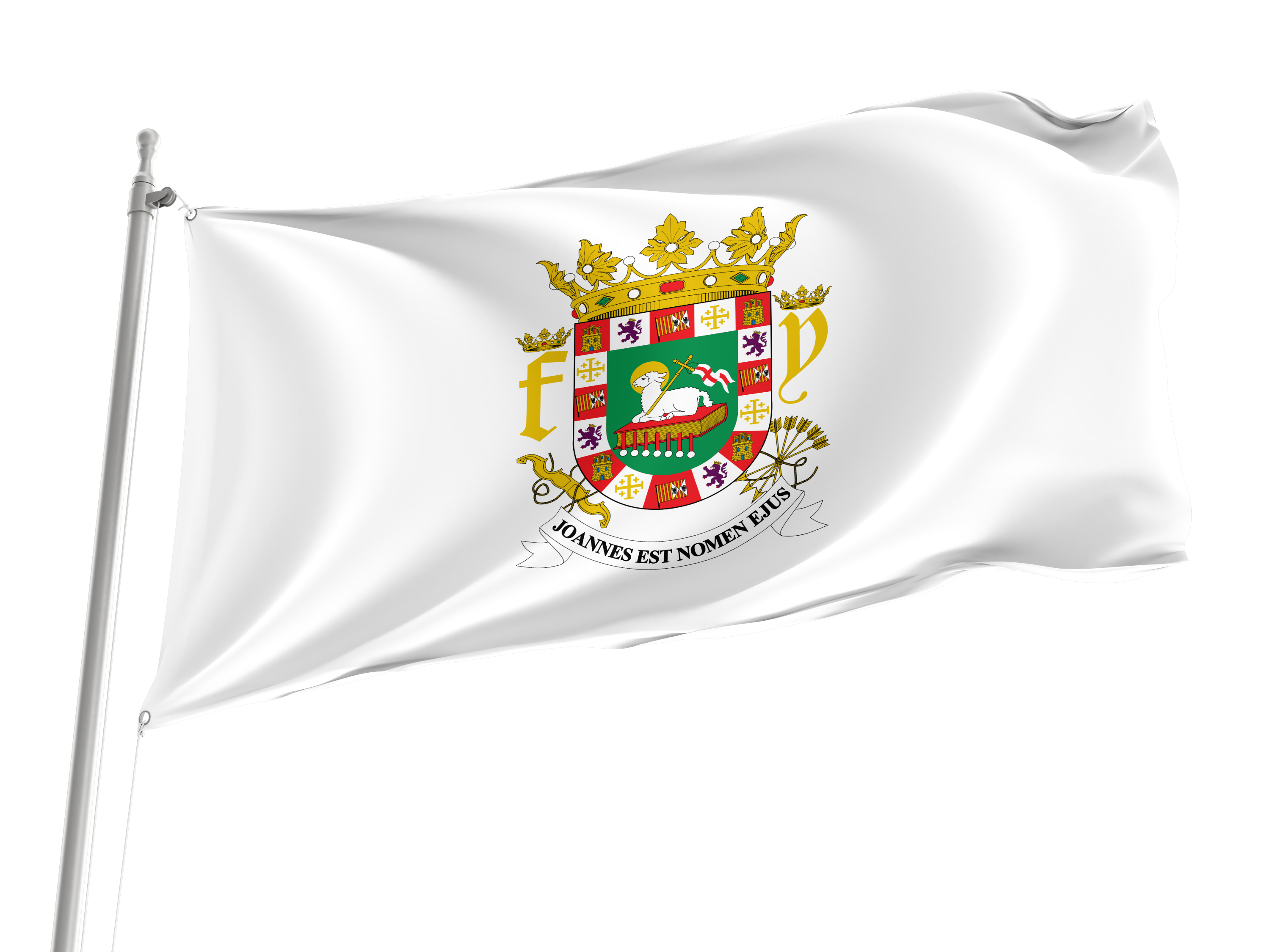 Puerto Rico Governor Flag for Indoor & Outdoor Use
