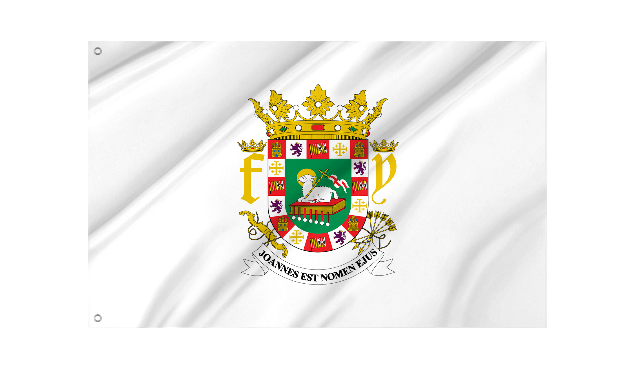 Puerto Rico Governor Flag for Indoor & Outdoor Use