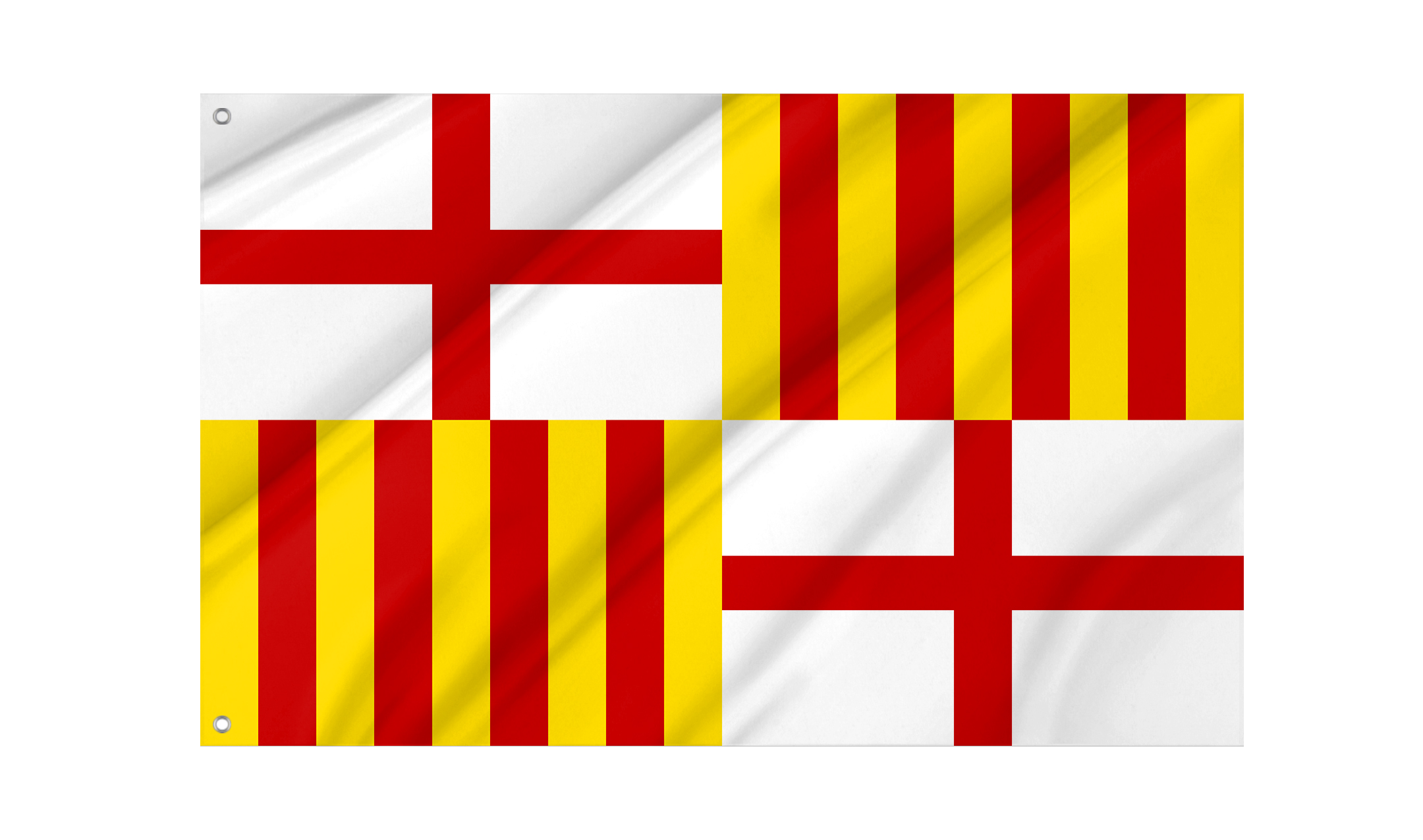 Barcelona City Flag for Indoor & Outdoor Use