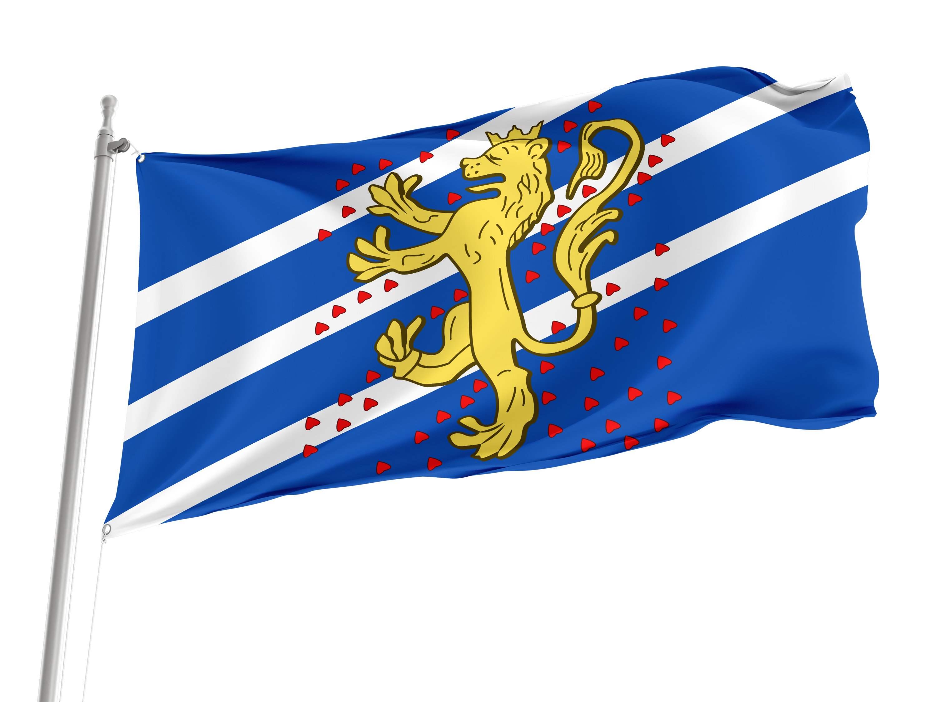 Royal Banner of Sweden 14th Century Flag for Indoor & Outdoor Use