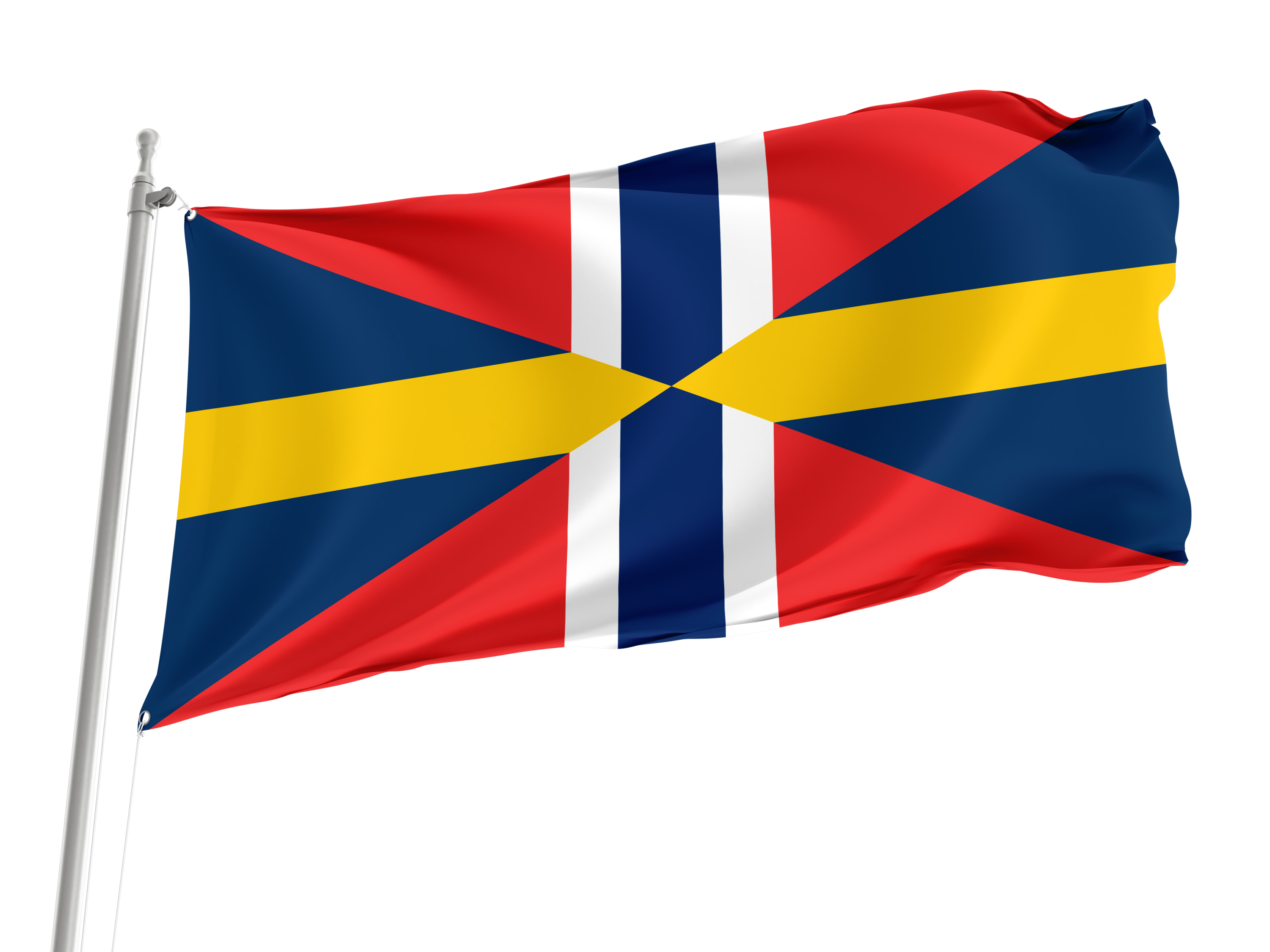 Swedish-Norway Union Flag for Indoor & Outdoor Use