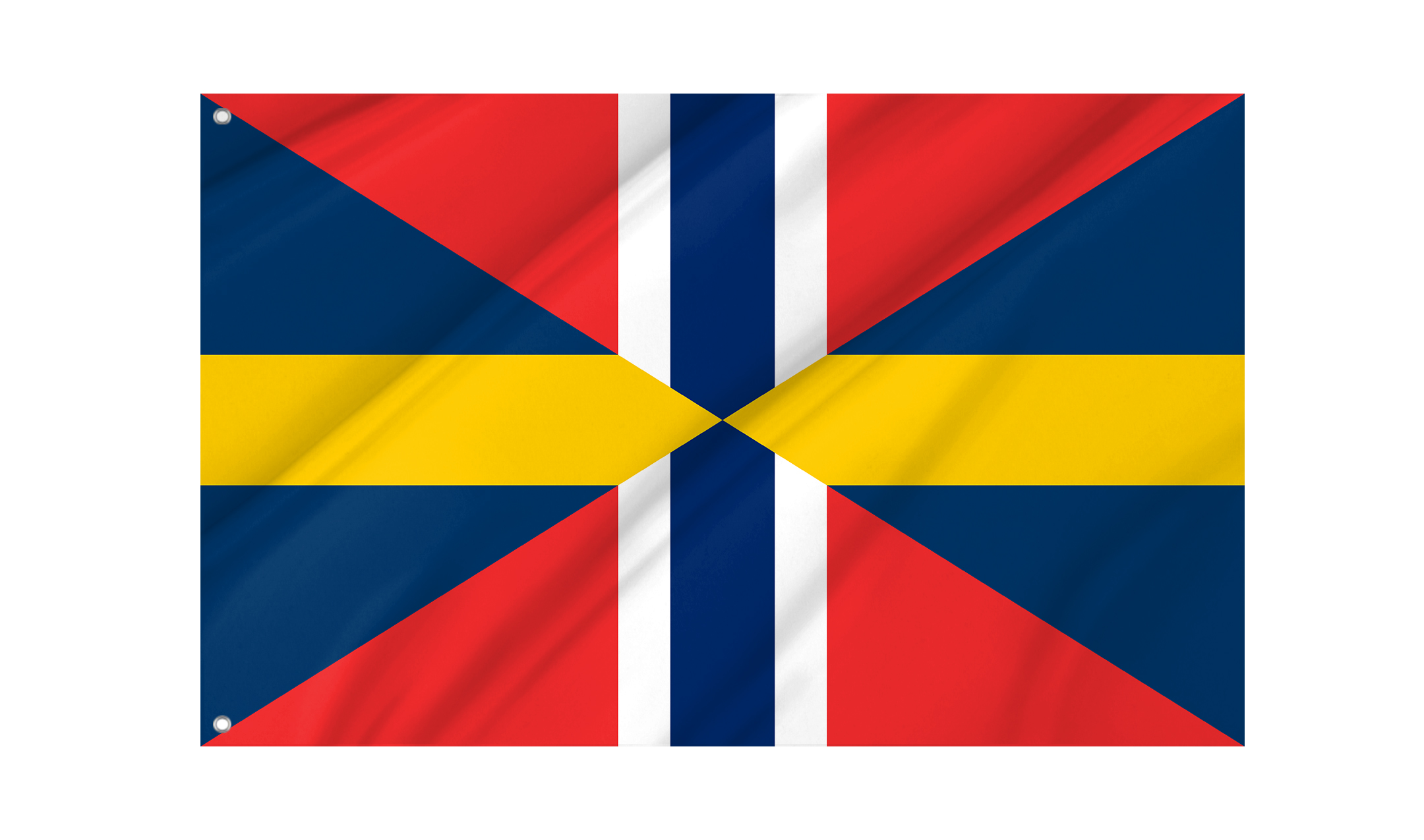 Swedish-Norway Union Flag for Indoor & Outdoor Use