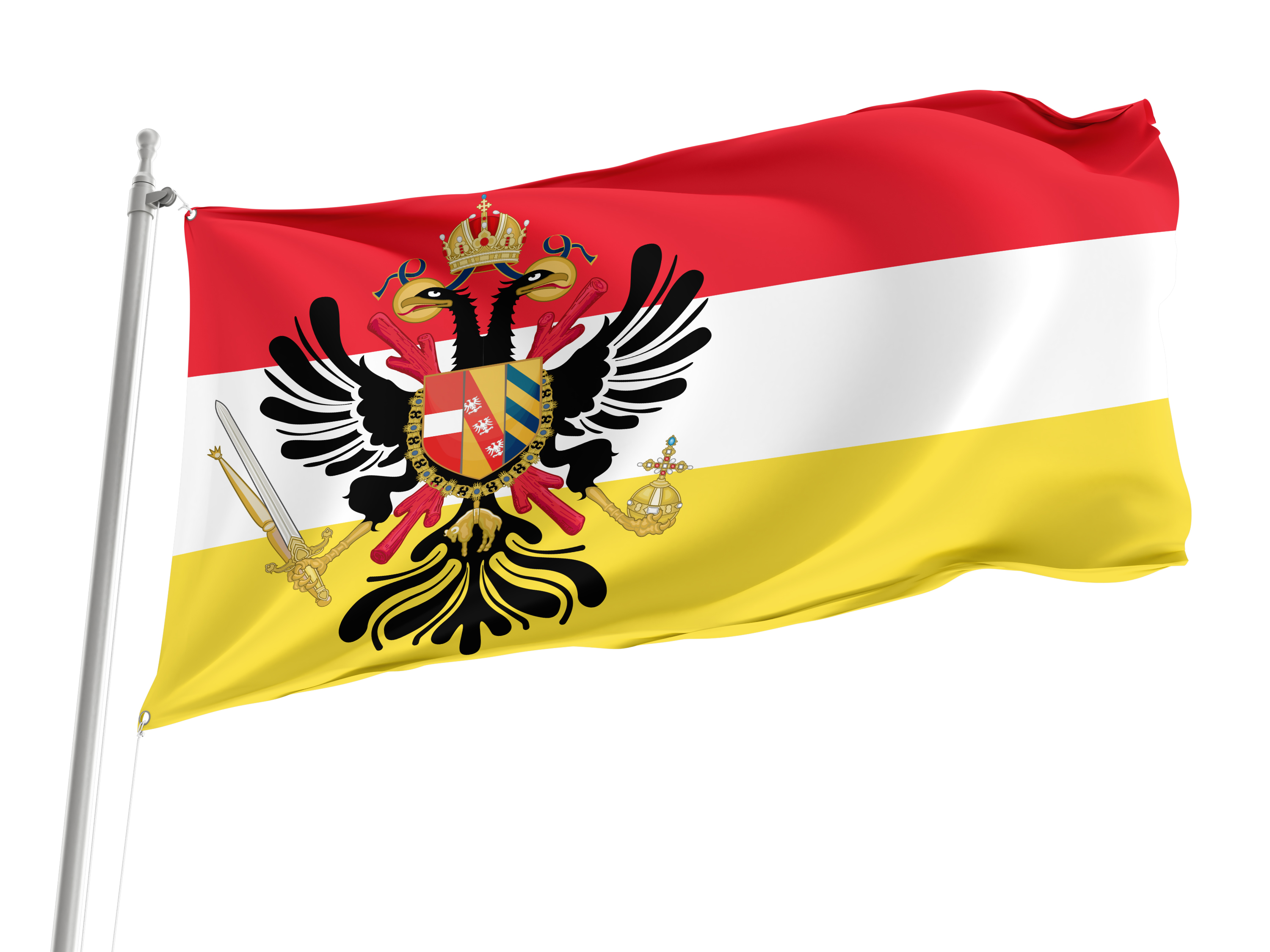 Austrian Low Countries Flag for Indoor & Outdoor Use