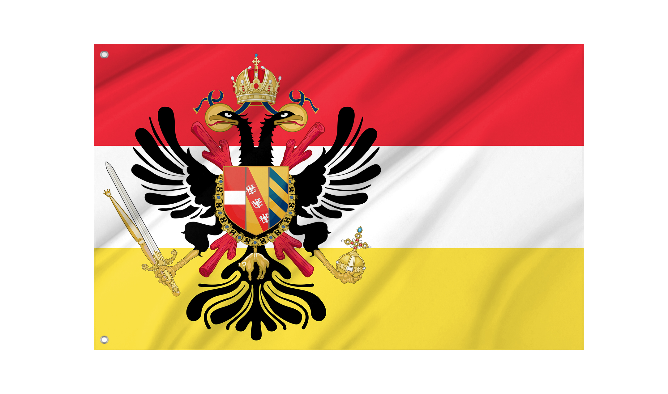 Austrian Low Countries Flag for Indoor & Outdoor Use