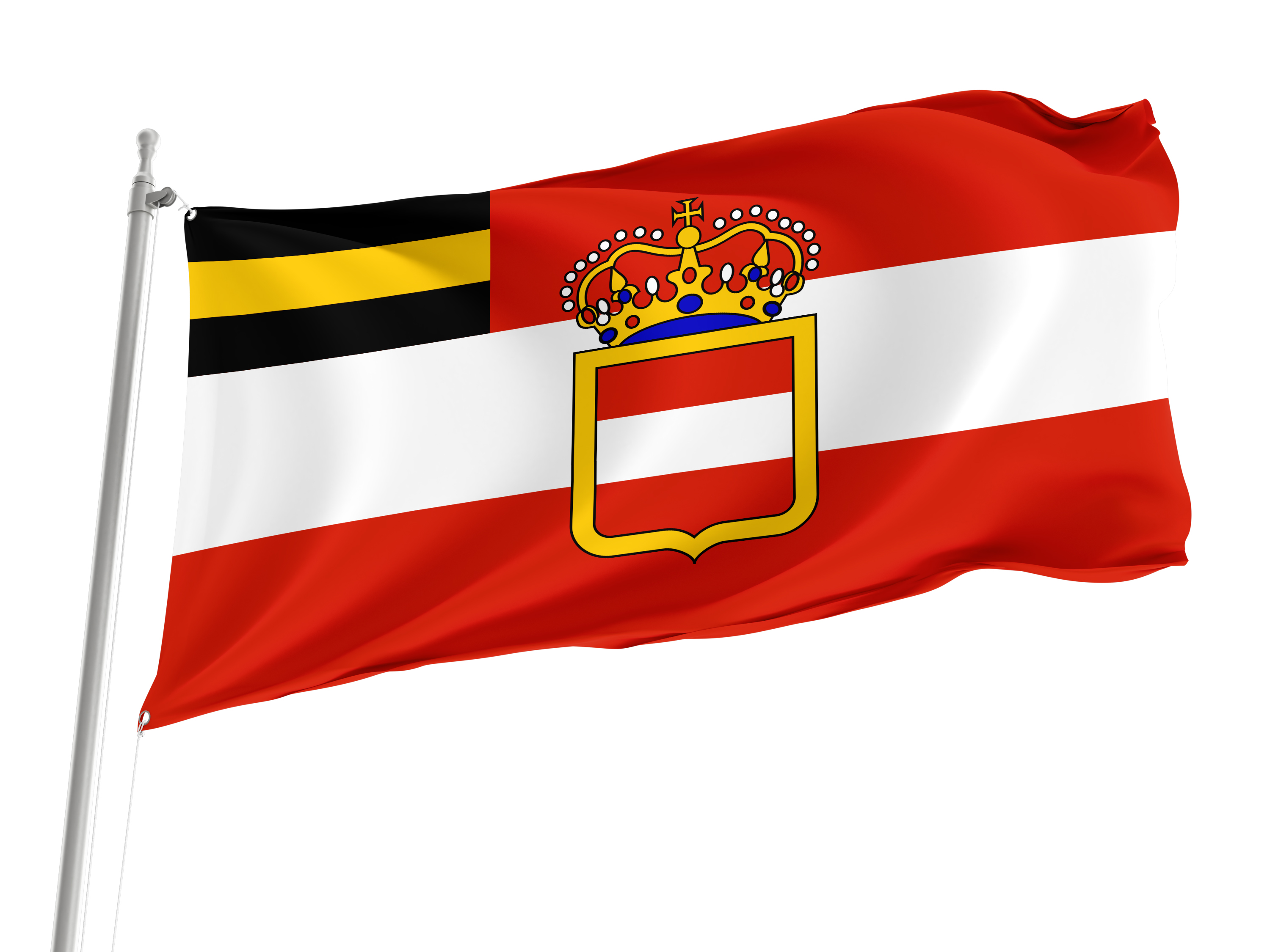 Habsburg Admiral’s 1853 Flag for Indoor & Outdoor Use
