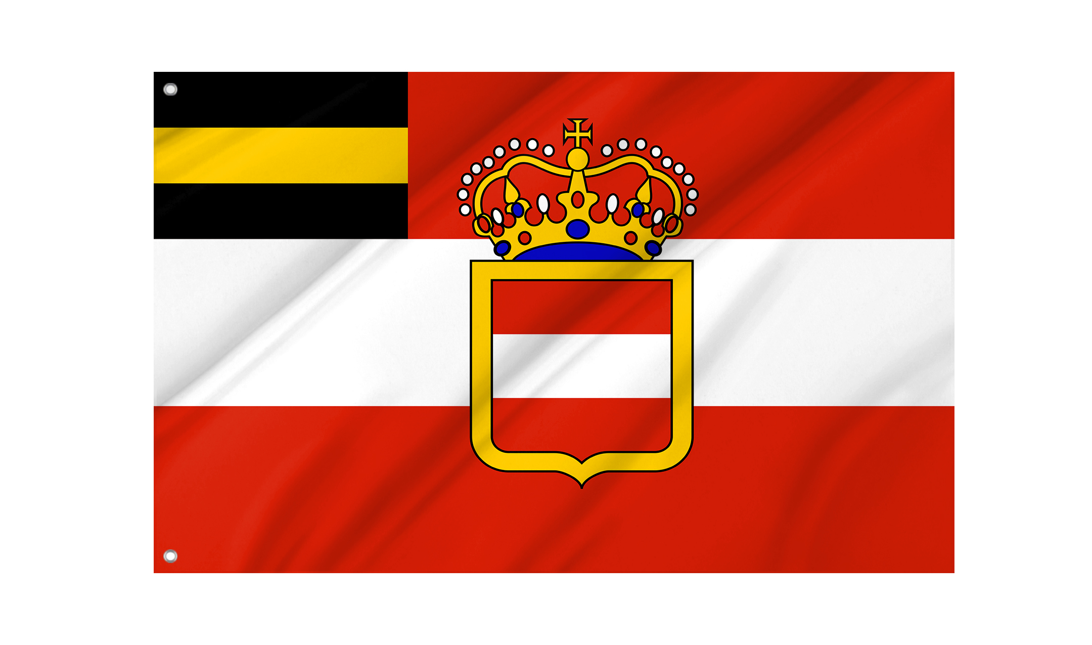 Habsburg Admiral’s 1853 Flag for Indoor & Outdoor Use