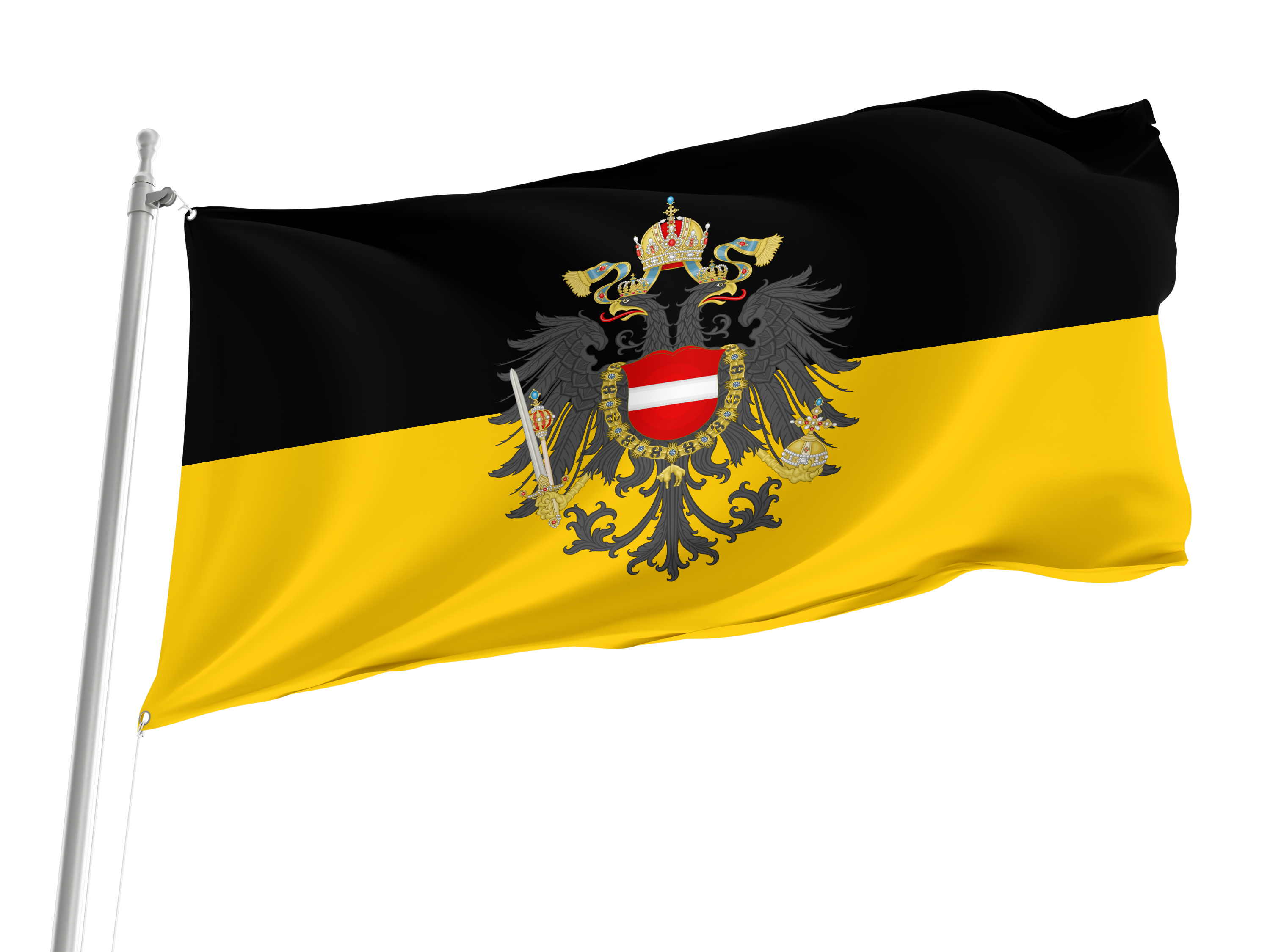 Austria Empire Flag for Indoor & Outdoor Use