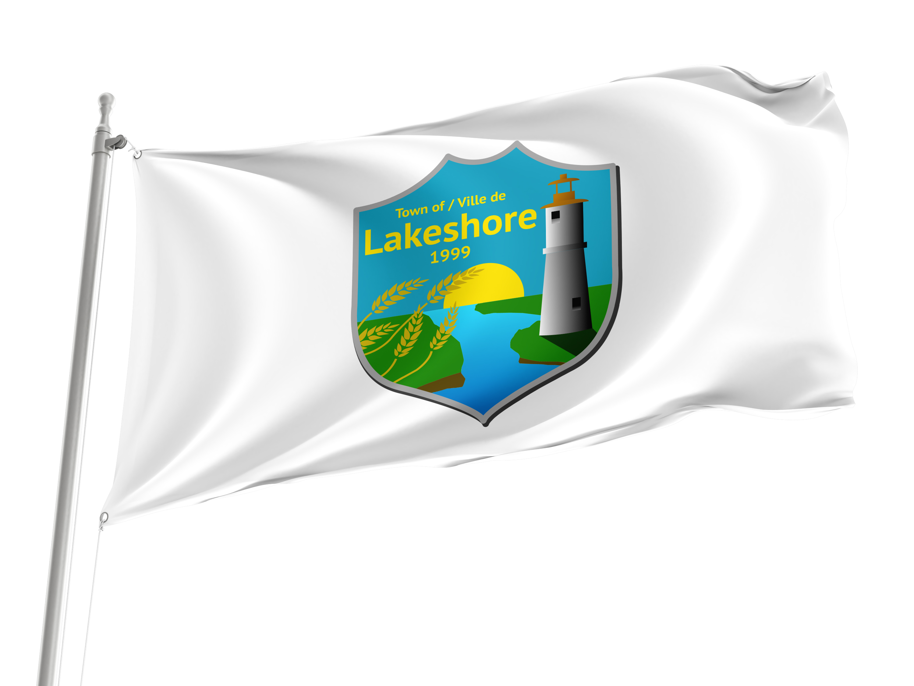 Lakeshore Flag for Indoor & Outdoor Use