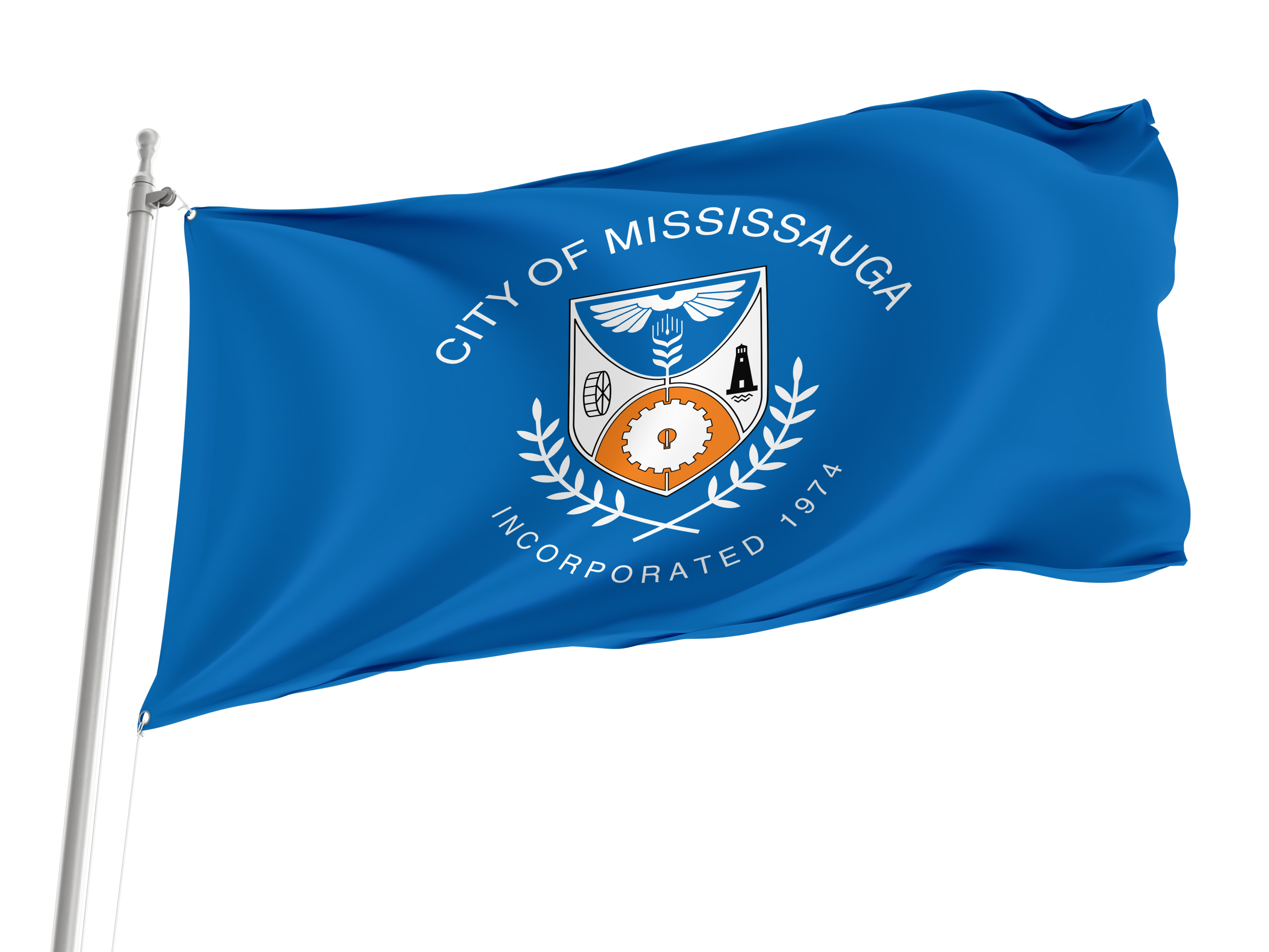 Mississauga, Ontario Flag for Indoor & Outdoor Use