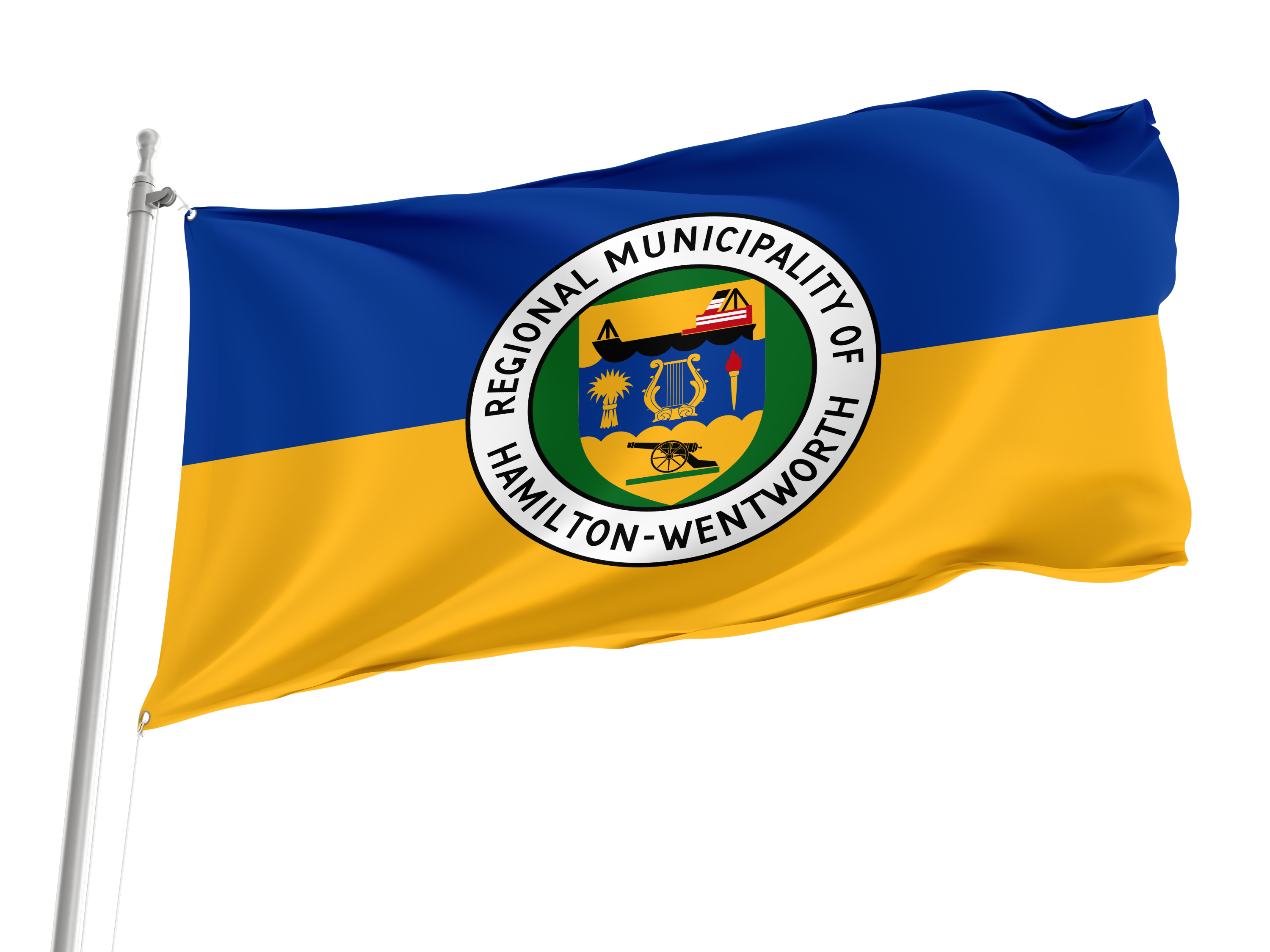 Regional Municipality of Hamilton-Wentworth Flag for Indoor & Outdoor Use