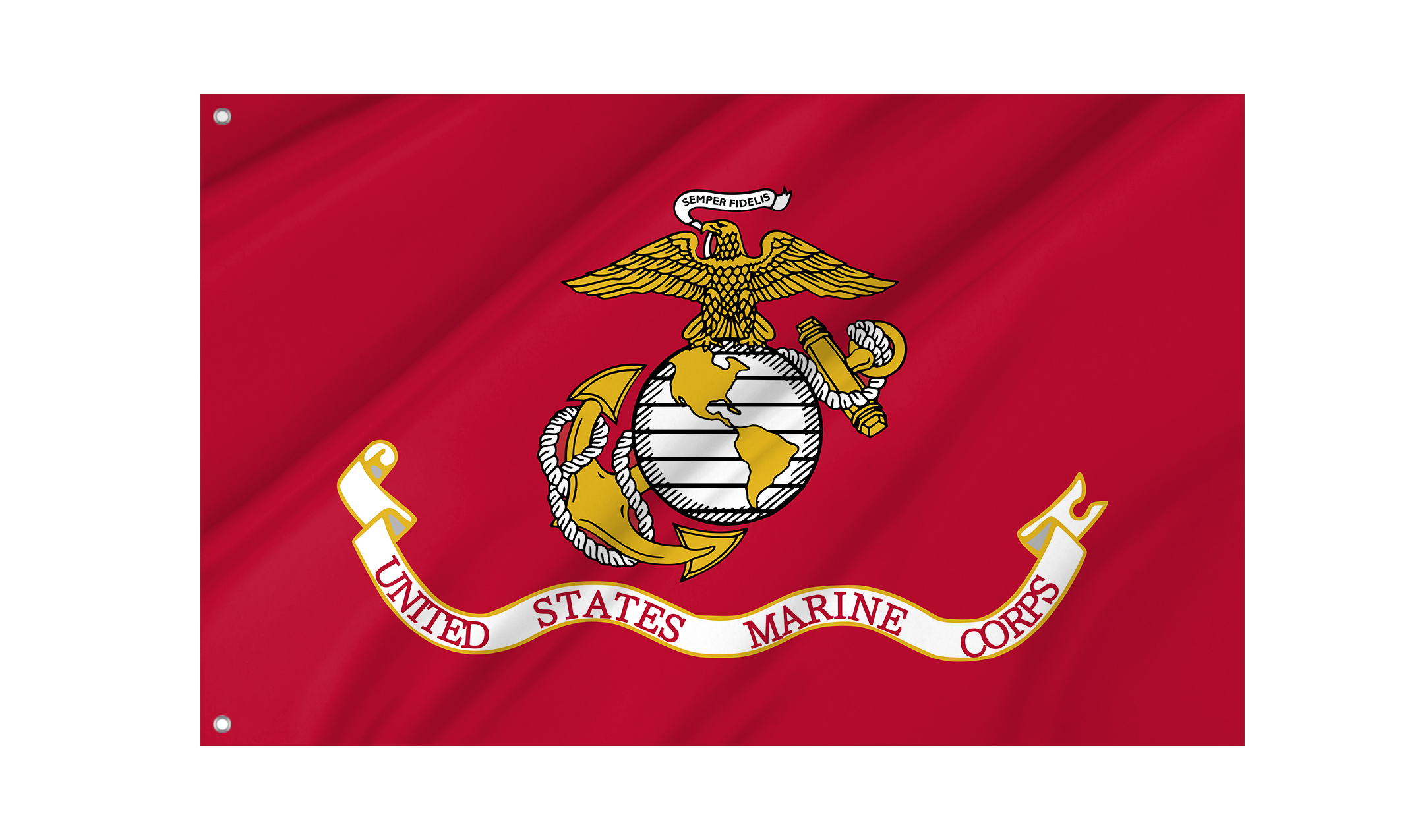 United States Marine Corps Flag for Indoor & Outdoor Use