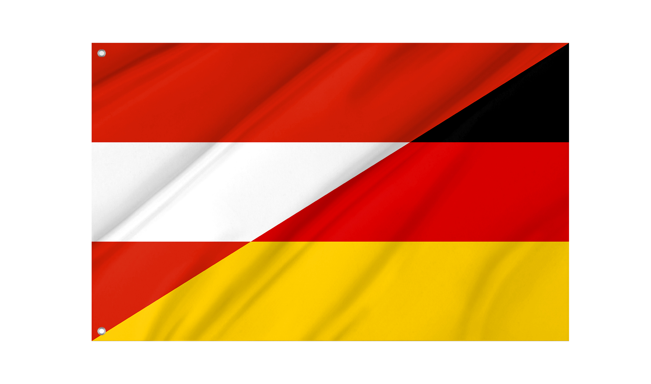 Austria and Germany Friendship Flag for Indoor & Outdoor Use