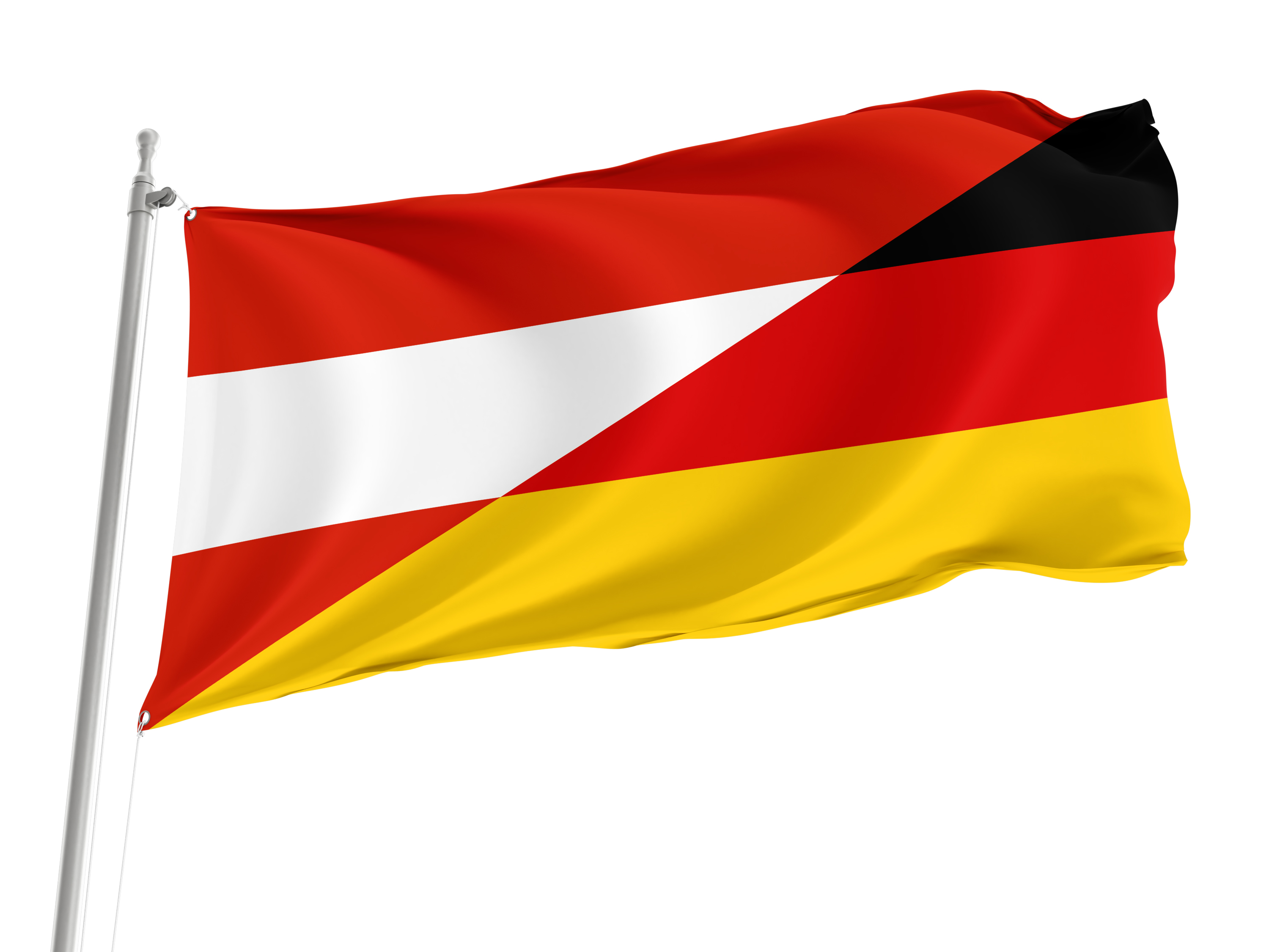 Austria and Germany Friendship Flag for Indoor & Outdoor Use