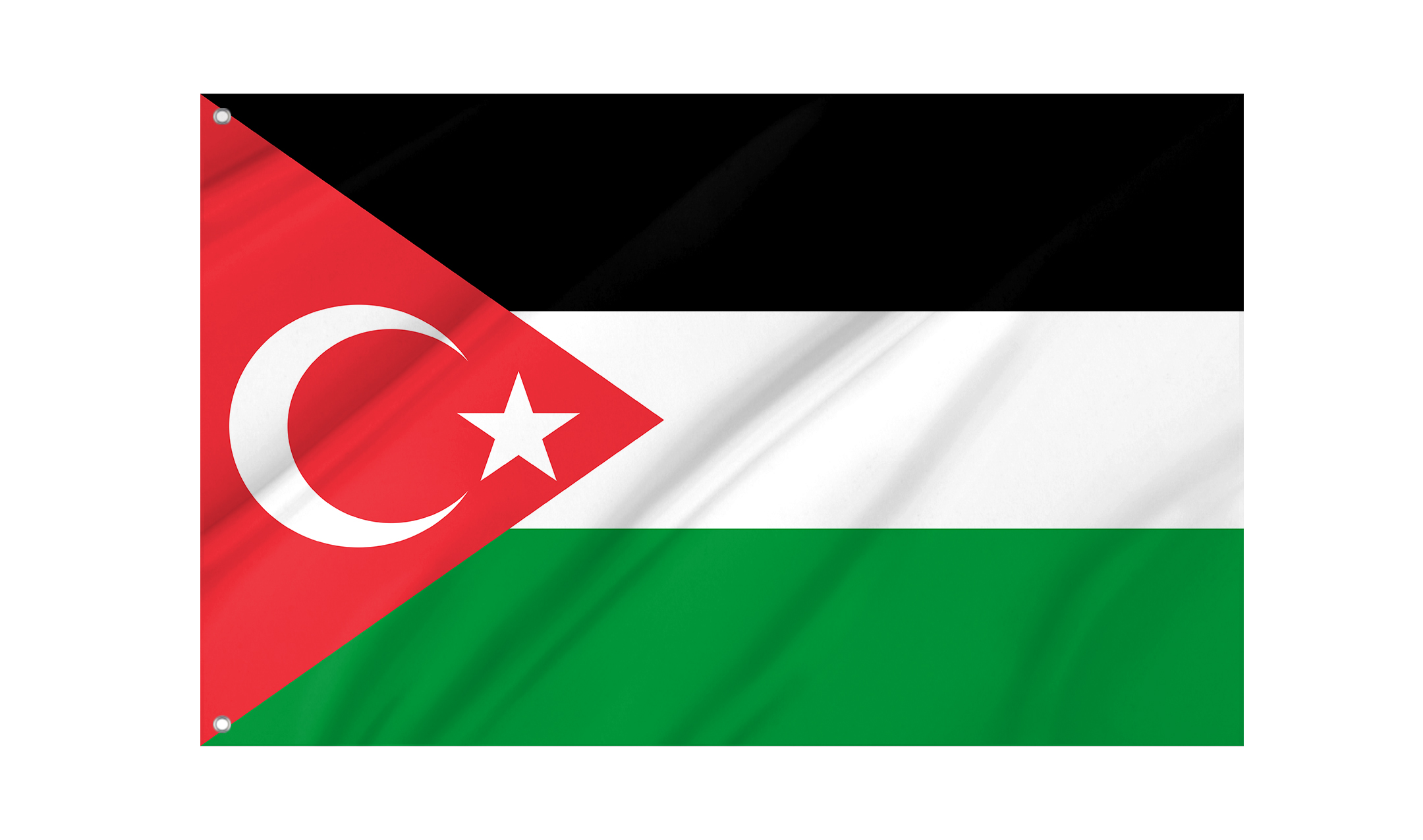 Gaza-Turkey Solidarity Flag for Indoor & Outdoor Use