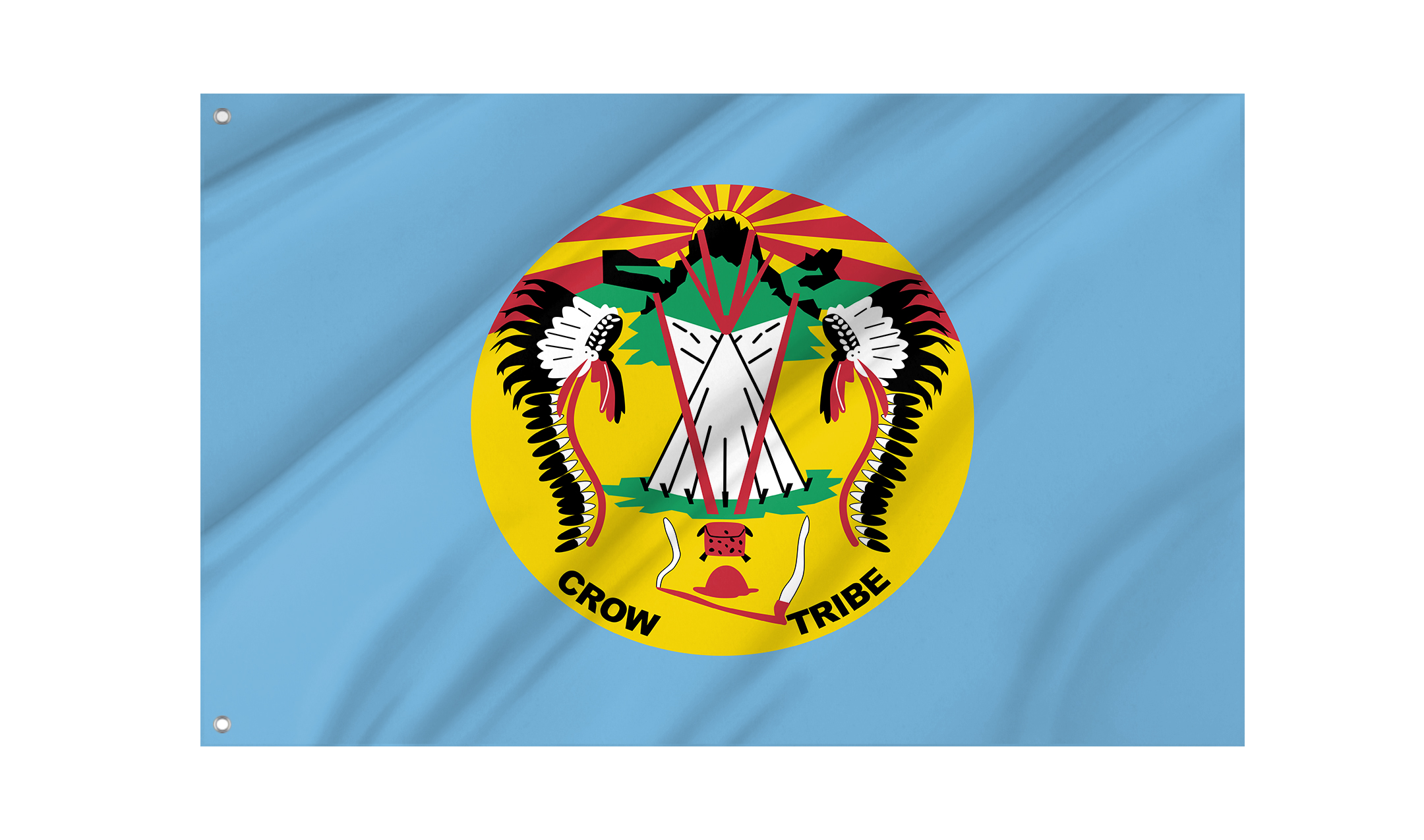 Crow Tribe Flag for Indoor & Outdoor Use