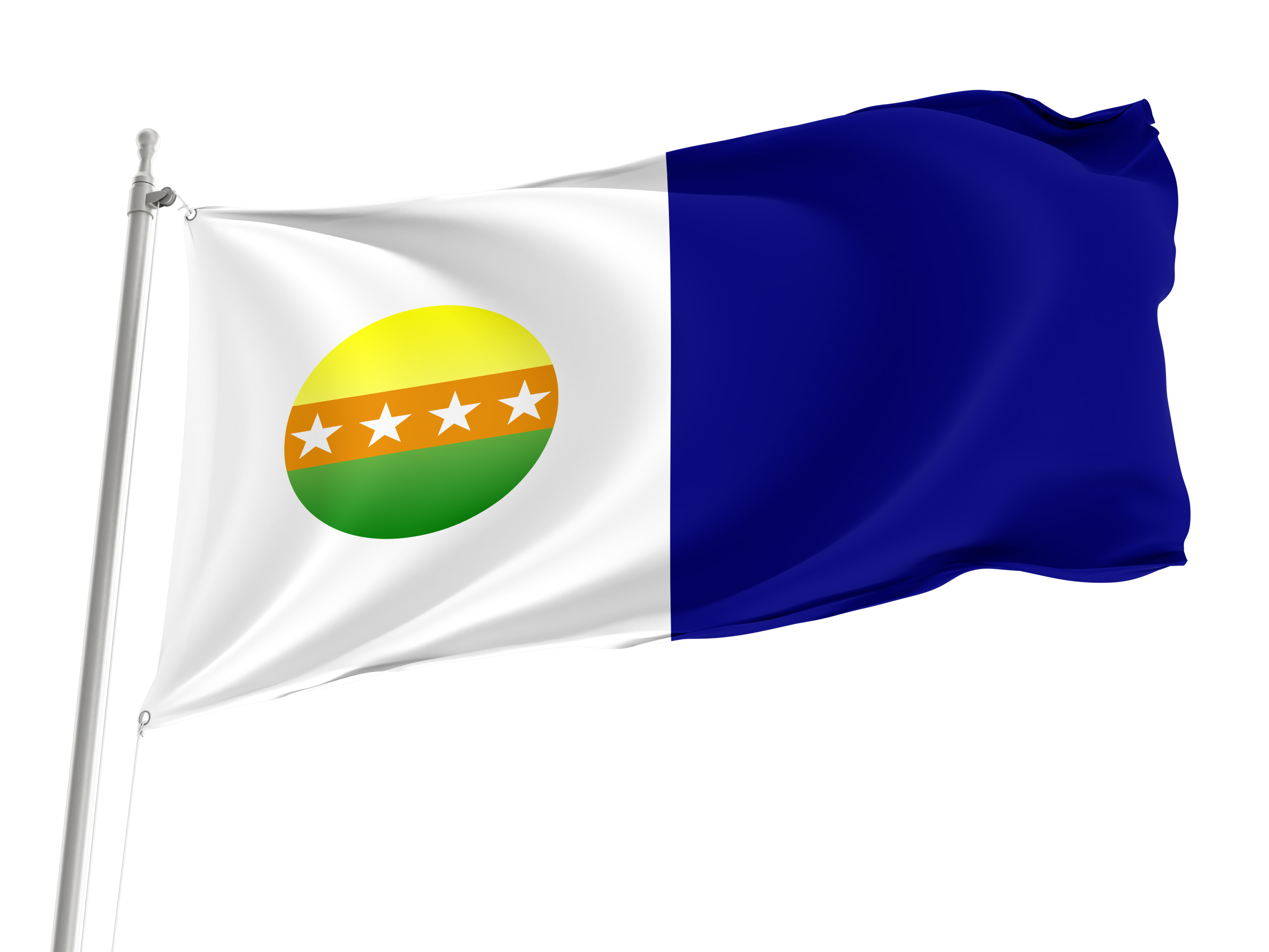 General Villamil Flag, Unique Design Print