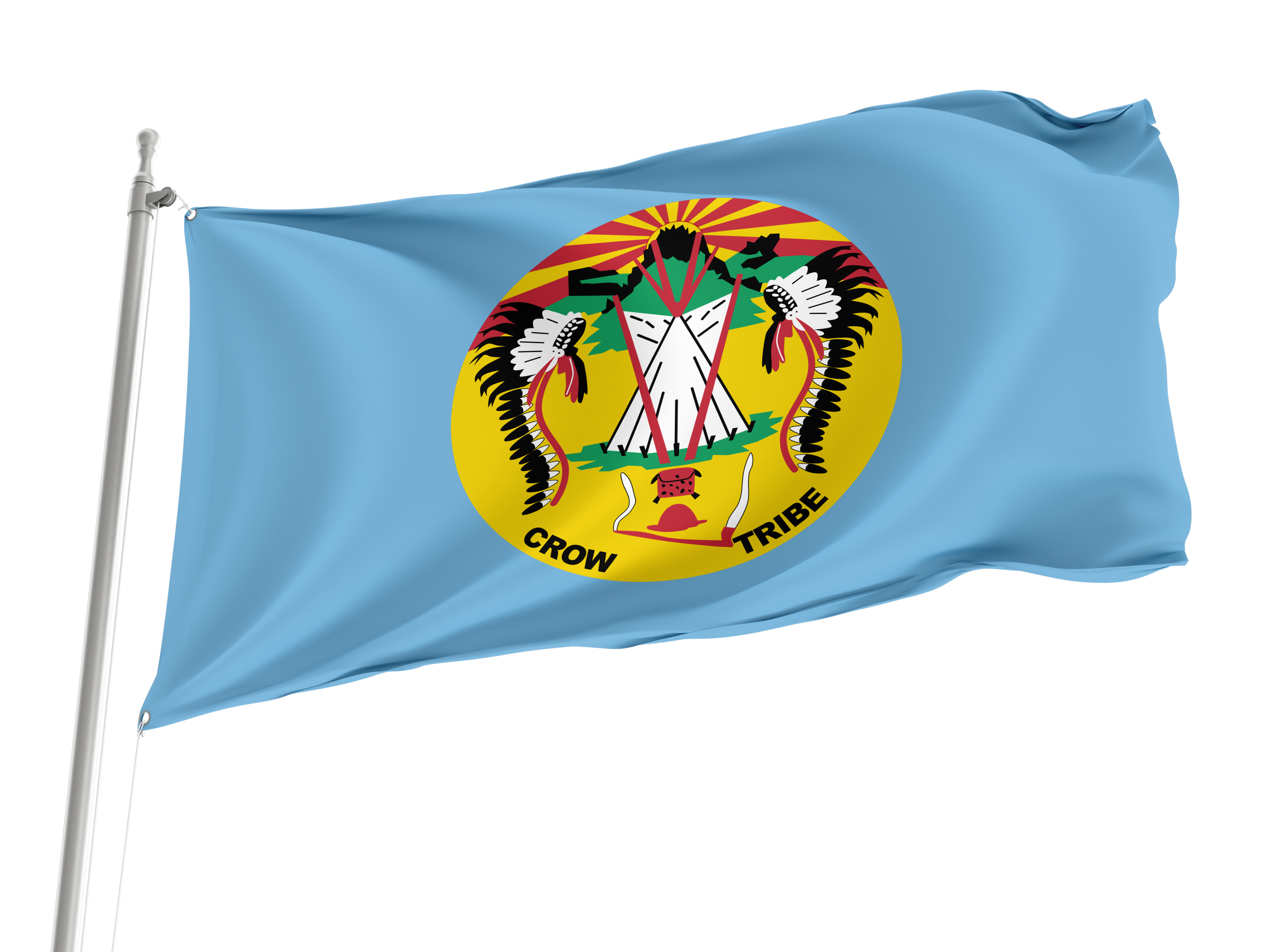 Crow Tribe Flag for Indoor & Outdoor Use