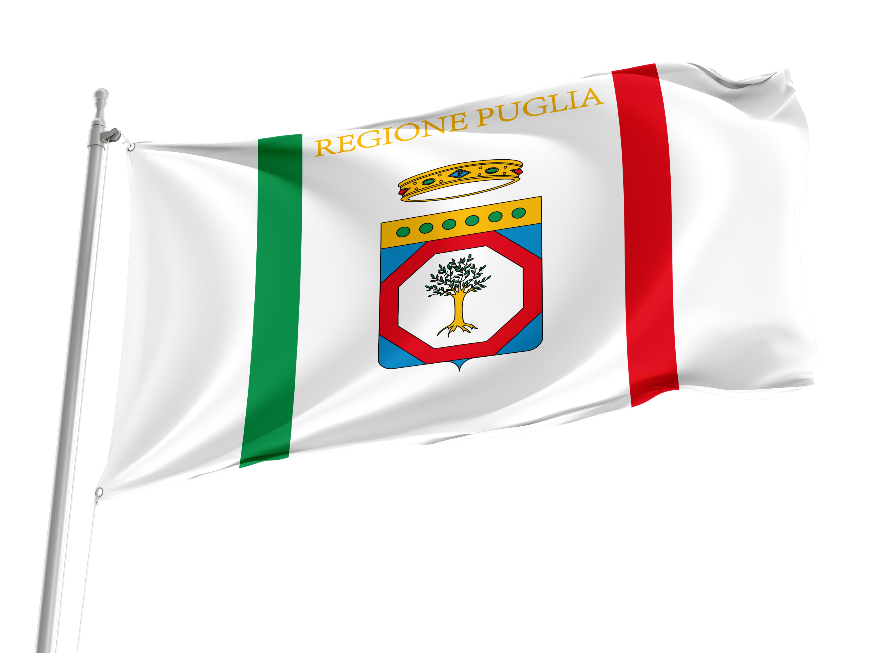 Apulia Flag for Indoor & Outdoor Use