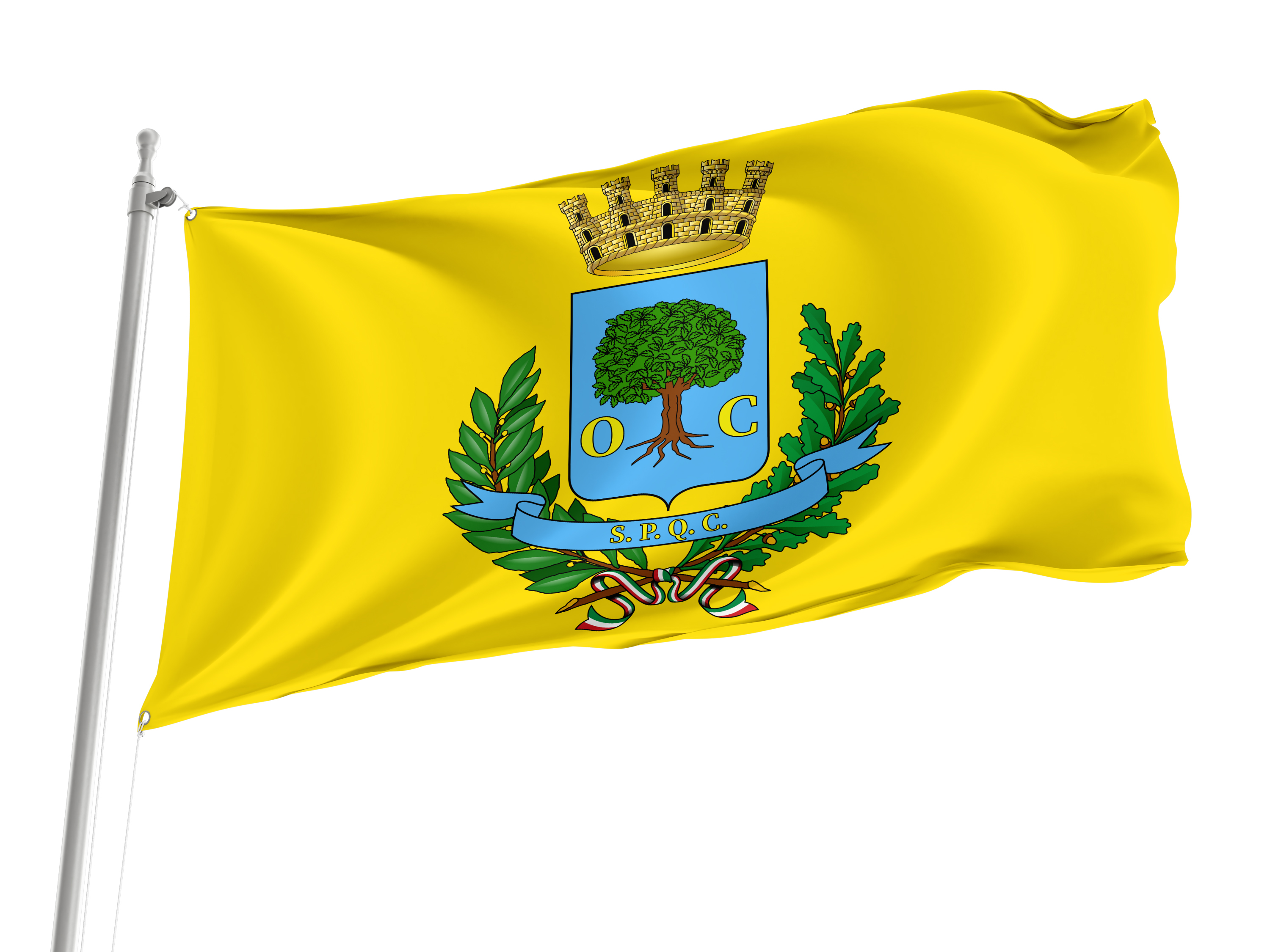 Civitavecchia Flag for Indoor & Outdoor Use