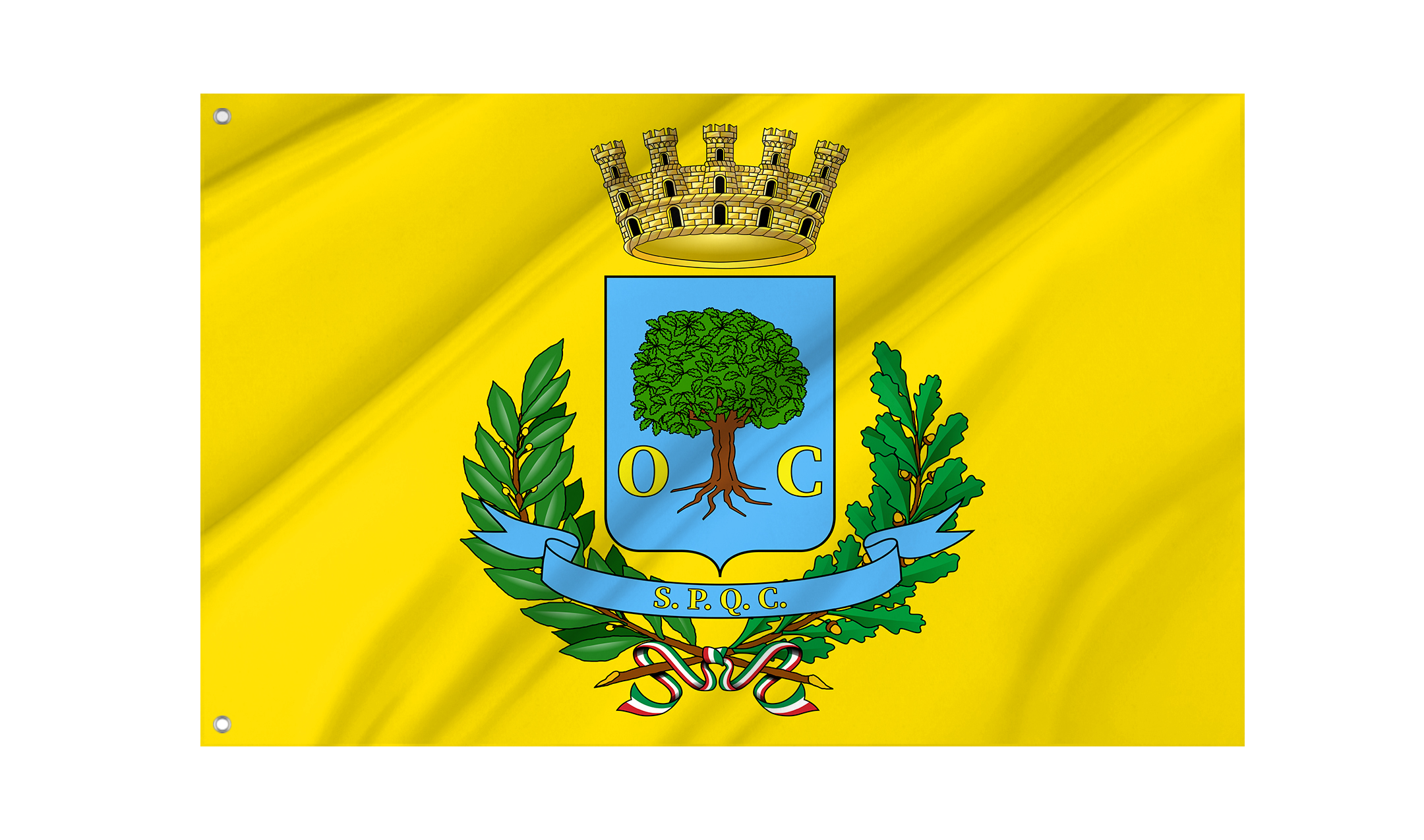 Civitavecchia Flag for Indoor & Outdoor Use