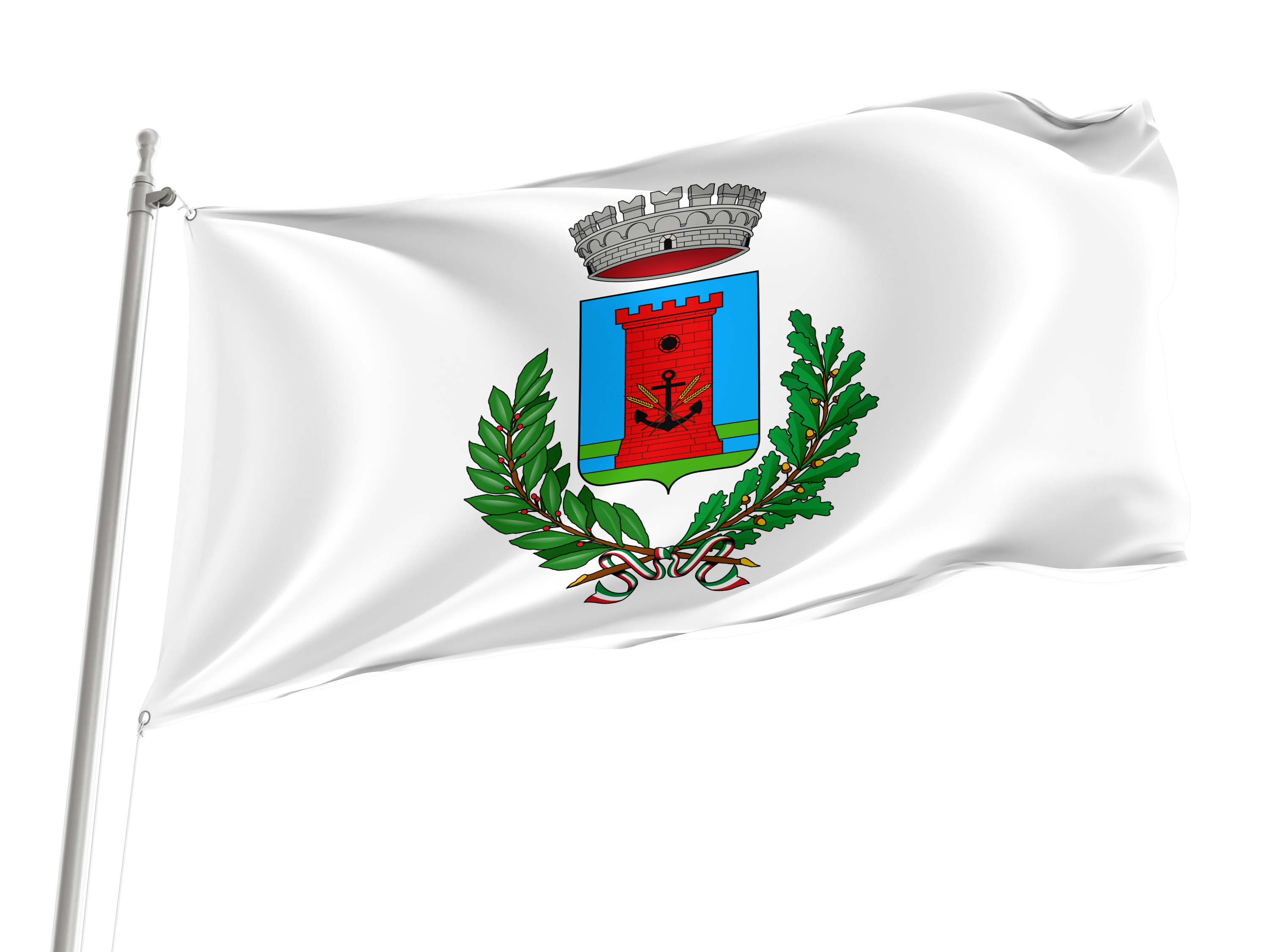 Fiumicino Flag for Indoor & Outdoor Use