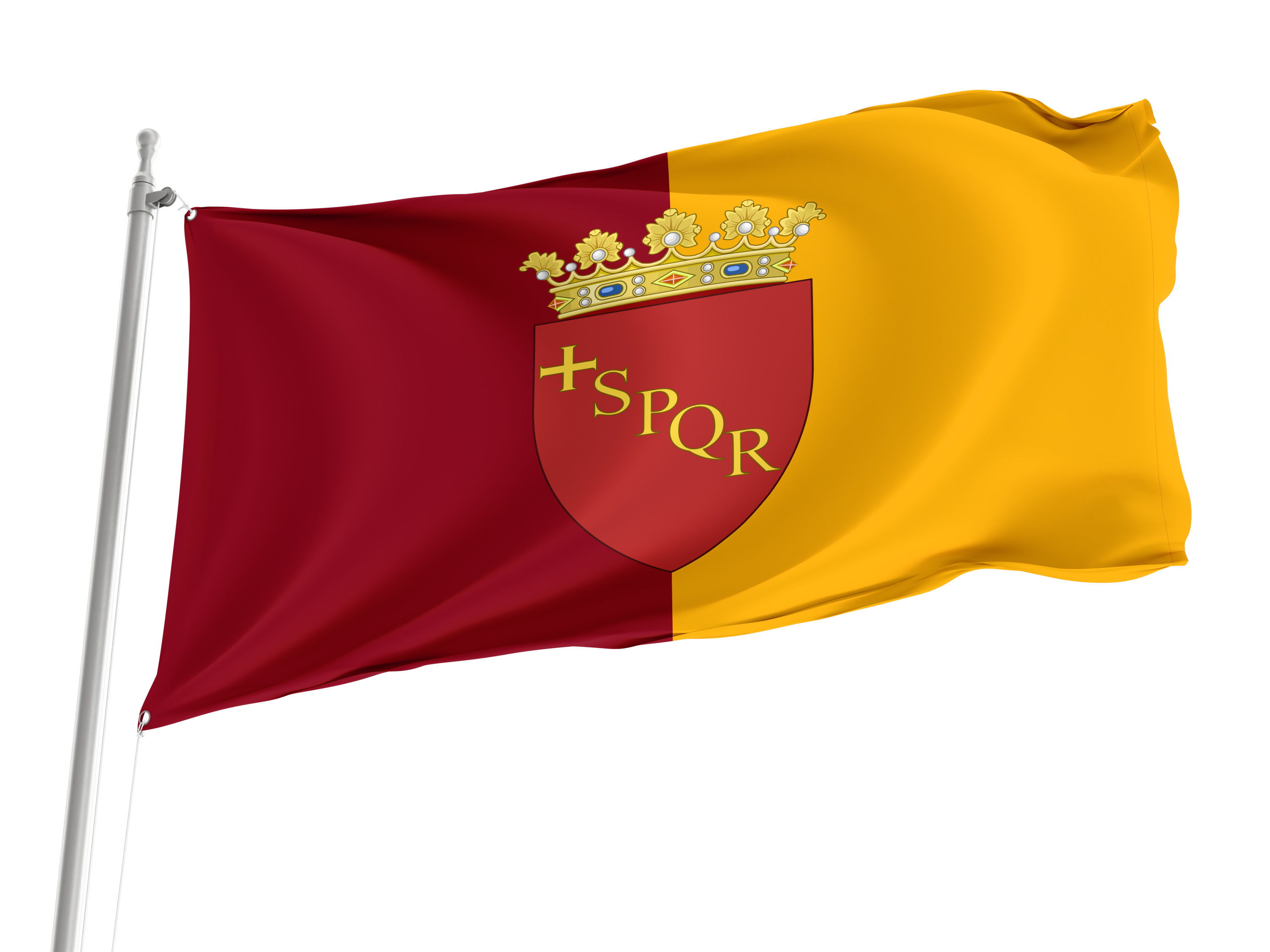 Rome City Flag for Indoor & Outdoor Use